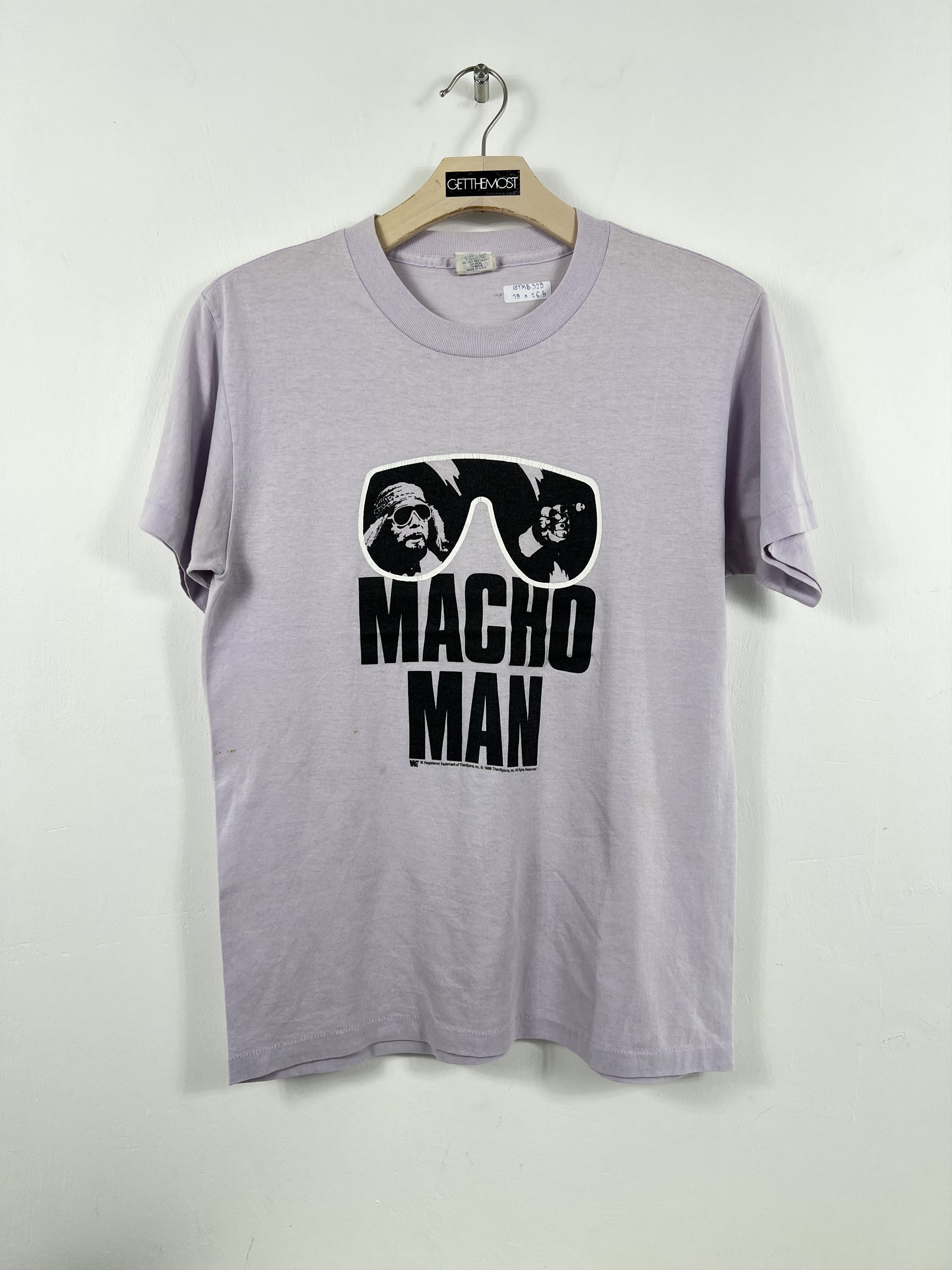 Rare vintage 1997 macho man store Randy Savage wcw nwo shirt deadstock