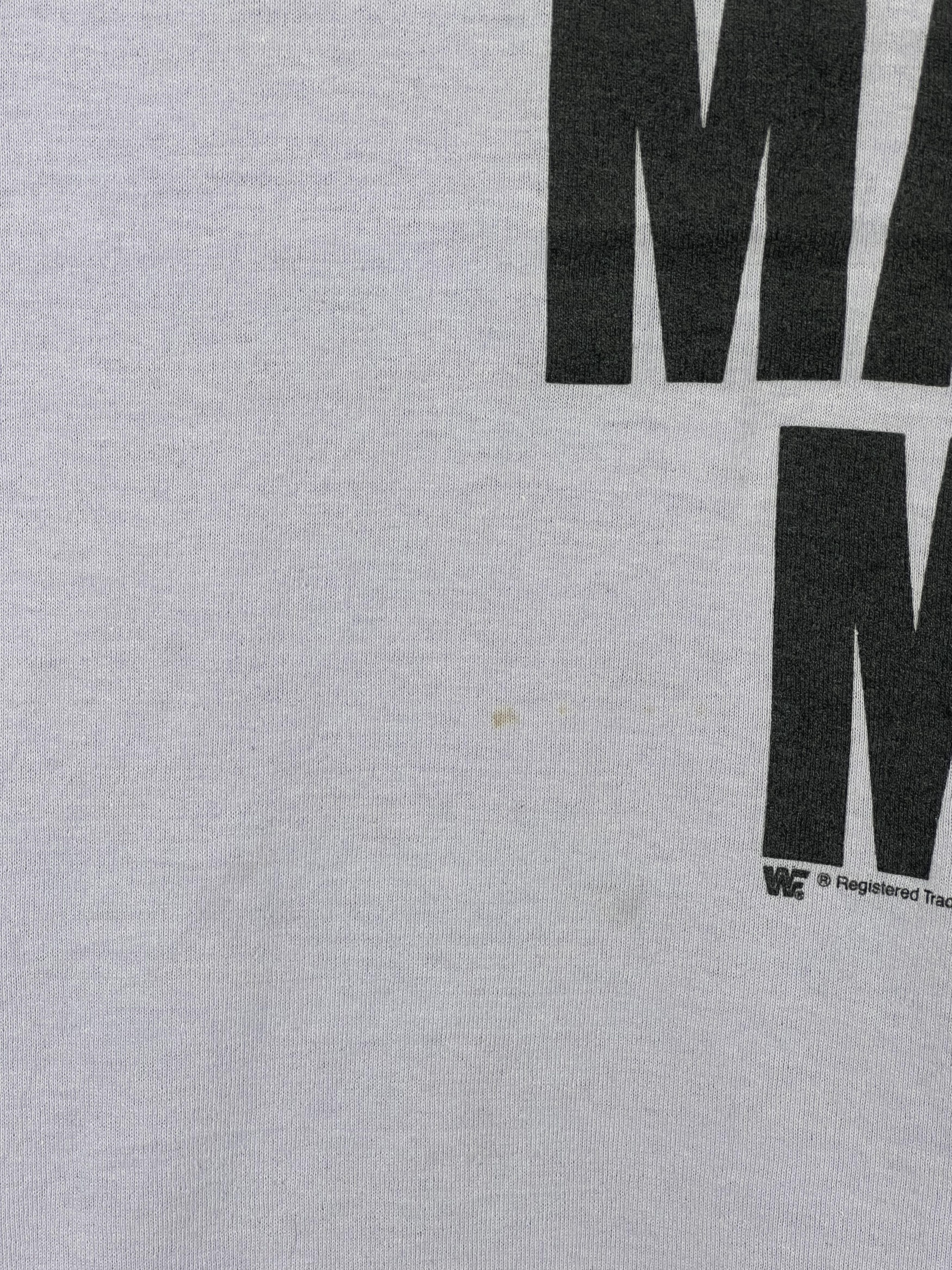 Vintage Vintage 80s WWF Macho Man Randy Savage Promo Tee (L) GTMB329 Size US L / EU 52-54 / 3 - 7 Thumbnail