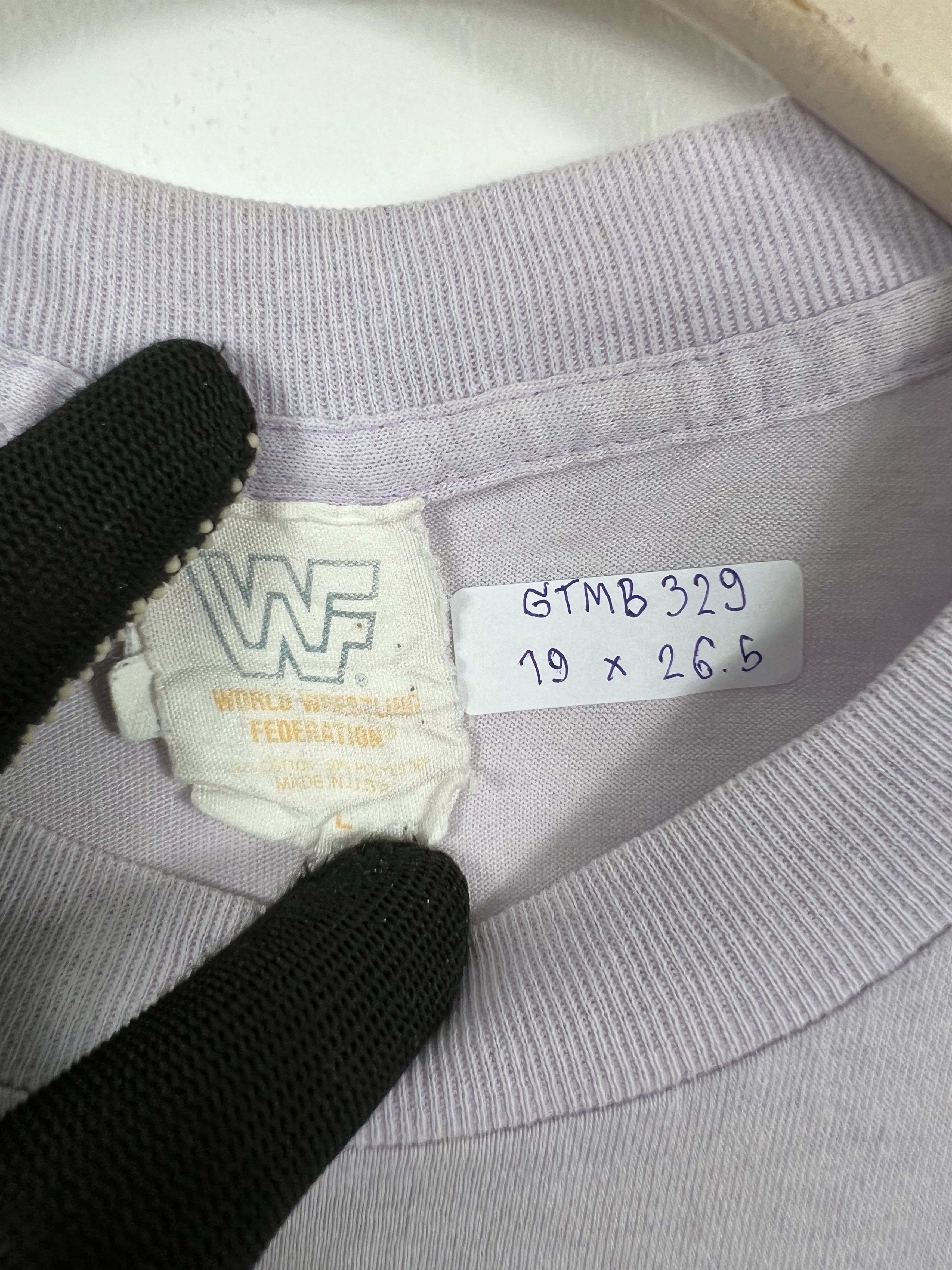 Vintage Vintage 80s WWF Macho Man Randy Savage Promo Tee (L) GTMB329 Size US L / EU 52-54 / 3 - 3 Thumbnail