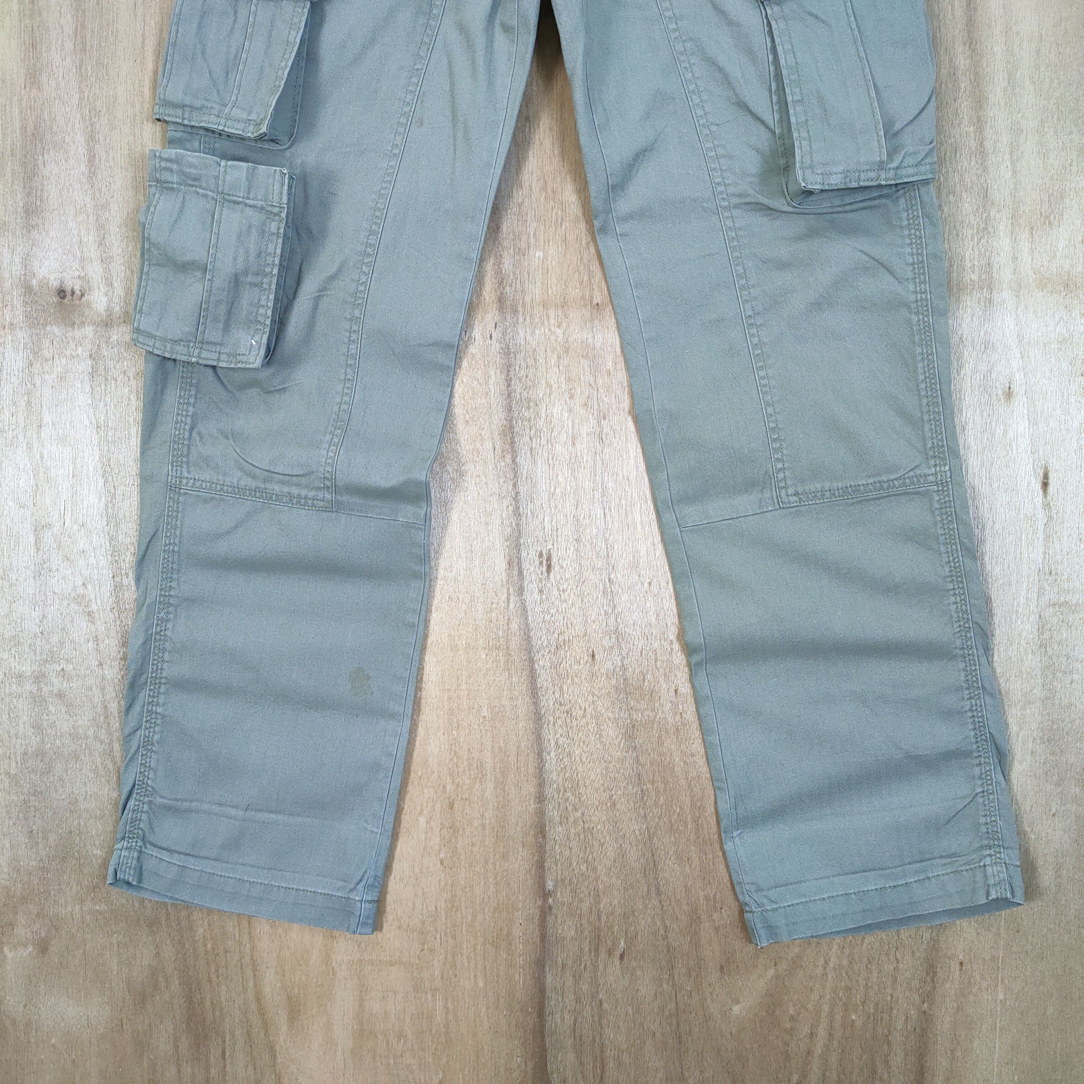 Gap VINTAGE GAP FADED DOUBLE KNEE CARGO PANTS Size US 30 / EU 46 - 3 Thumbnail