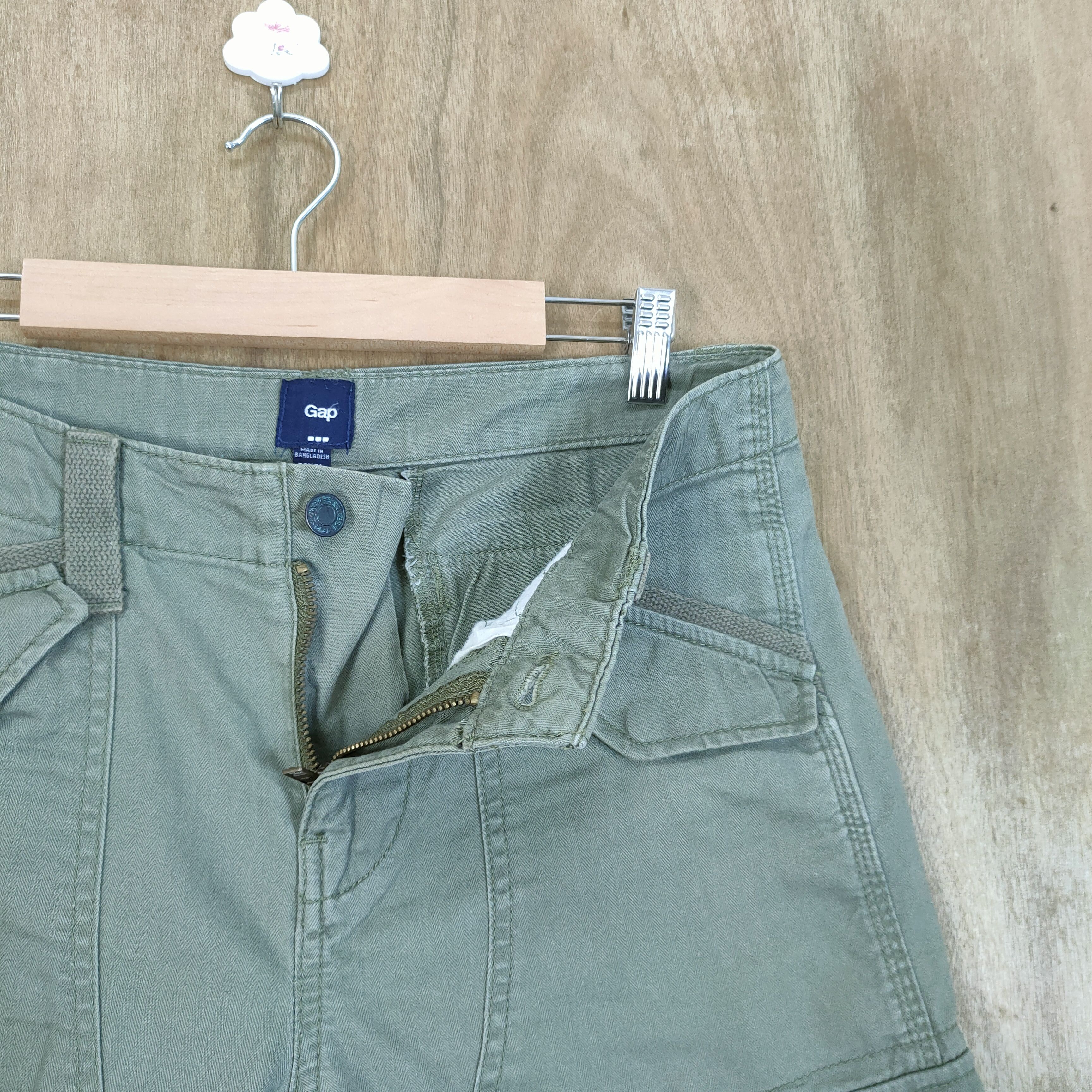 Gap VINTAGE GAP FADED DOUBLE KNEE CARGO PANTS Size US 30 / EU 46 - 14 Thumbnail