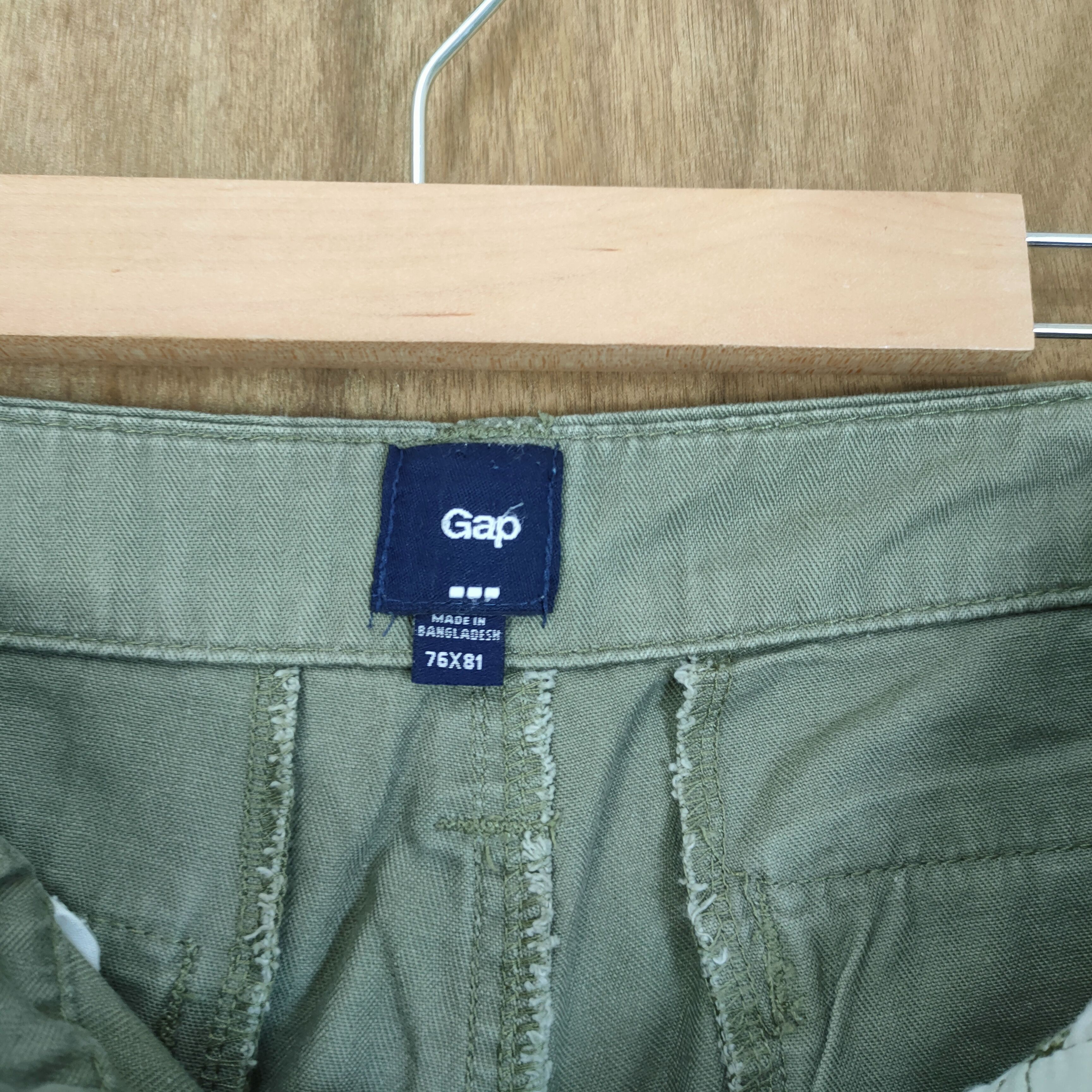 Gap VINTAGE GAP FADED DOUBLE KNEE CARGO PANTS Size US 30 / EU 46 - 9 Thumbnail