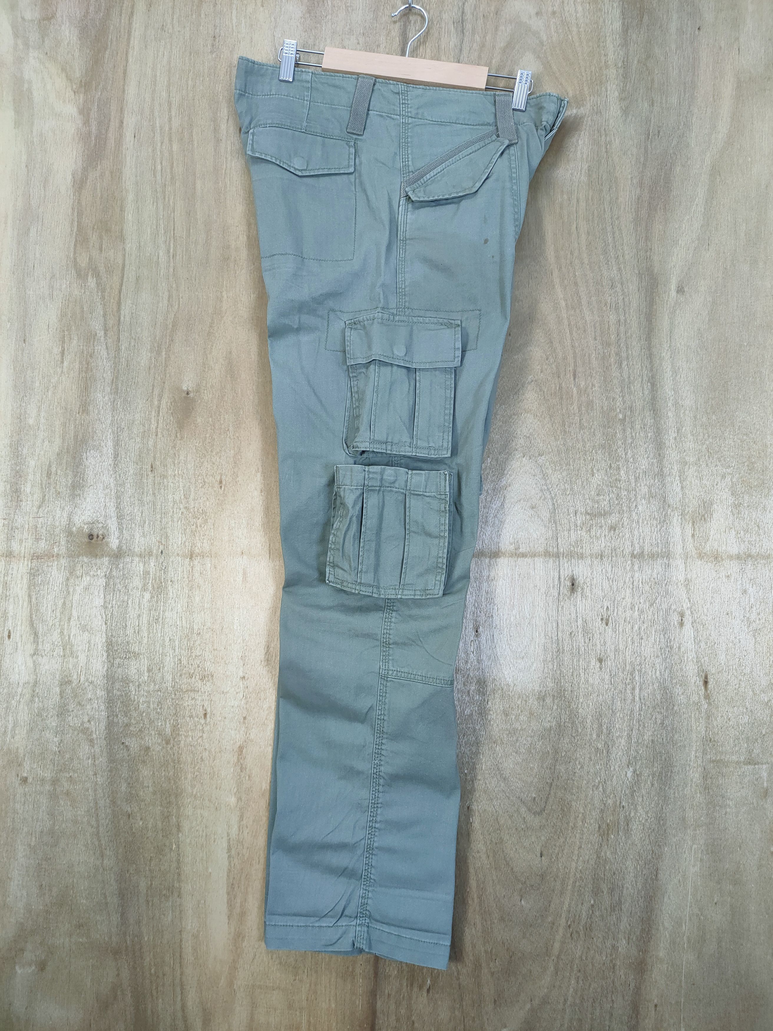 Gap VINTAGE GAP FADED DOUBLE KNEE CARGO PANTS Size US 30 / EU 46 - 11 Thumbnail