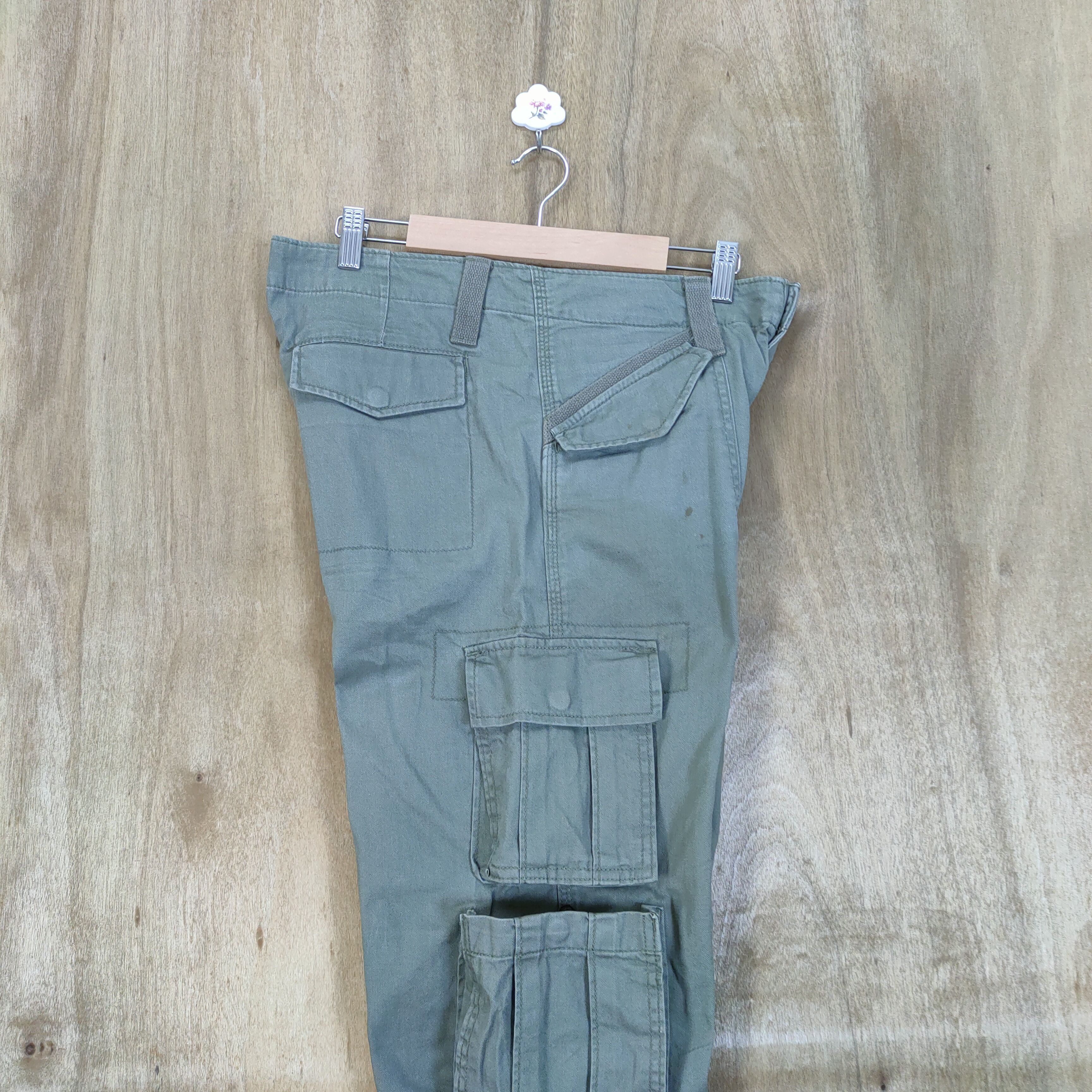 Gap VINTAGE GAP FADED DOUBLE KNEE CARGO PANTS Size US 30 / EU 46 - 12 Thumbnail