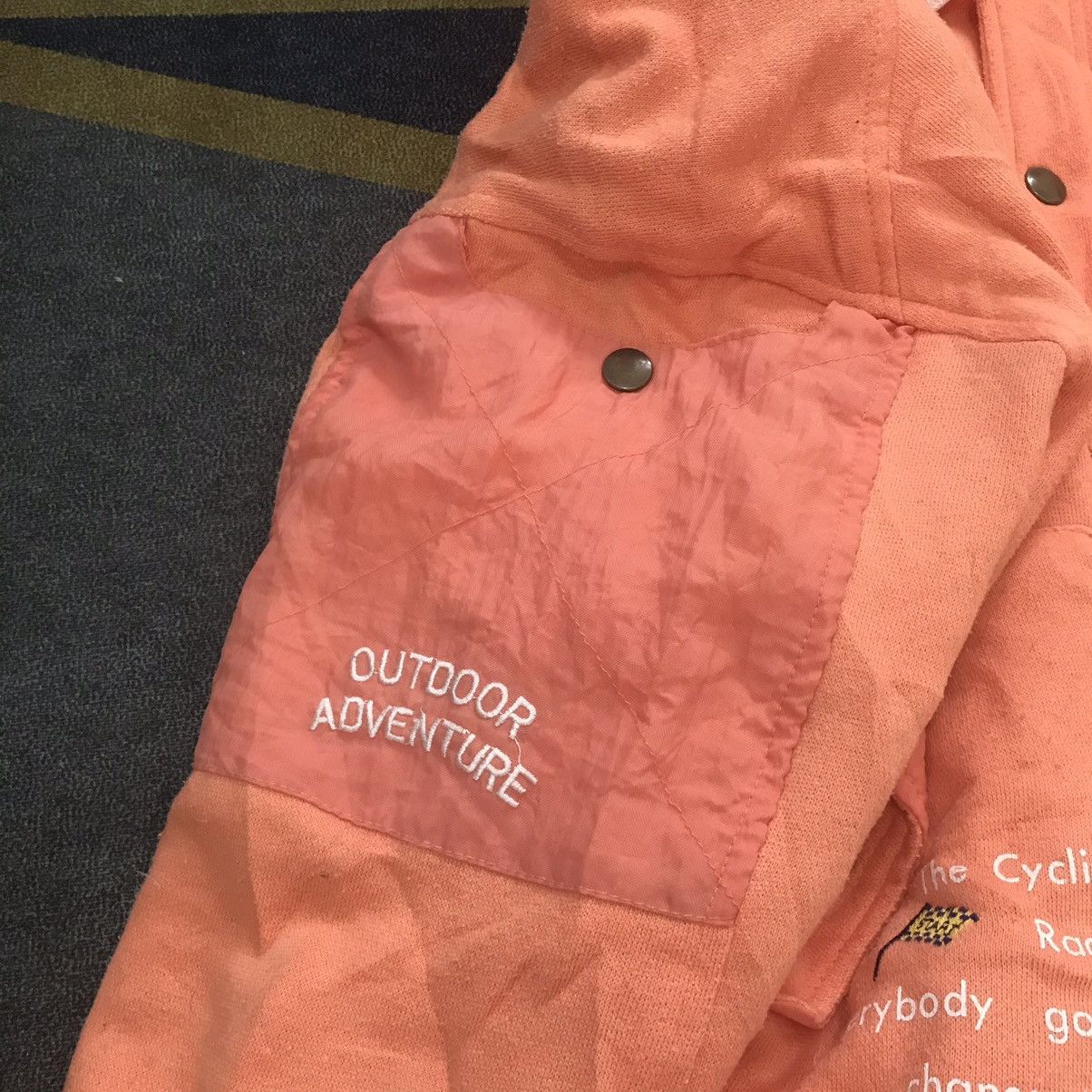 Japanese Brand Vtg Marie International Bomber Like Jacket Hooded Size US M / EU 48-50 / 2 - 7 Thumbnail