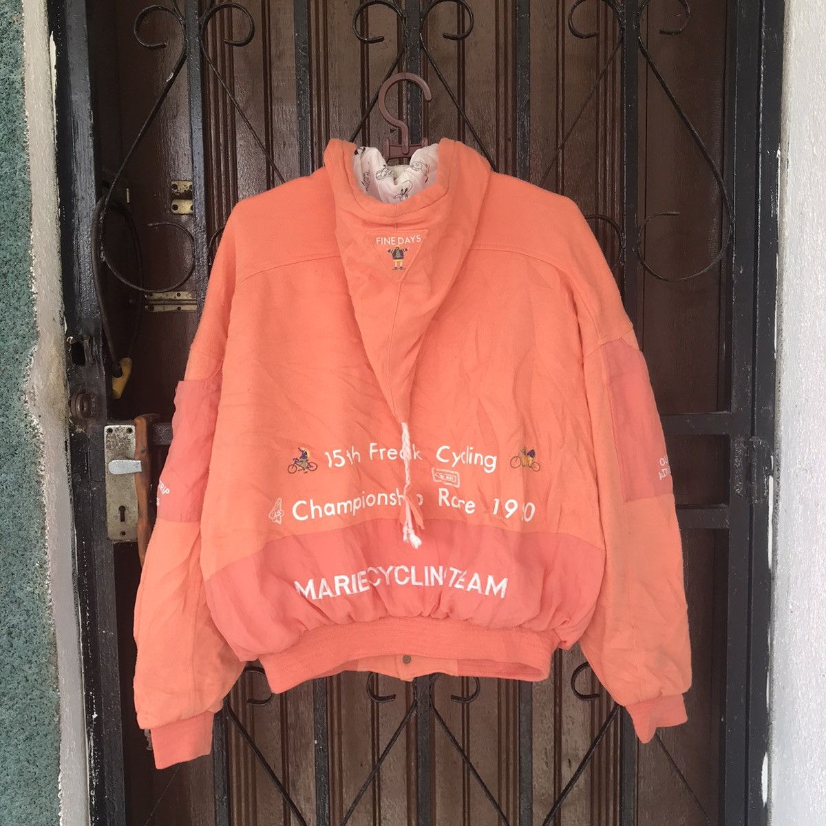 Japanese Brand Vtg Marie International Bomber Like Jacket Hooded Size US M / EU 48-50 / 2 - 2 Thumbnail