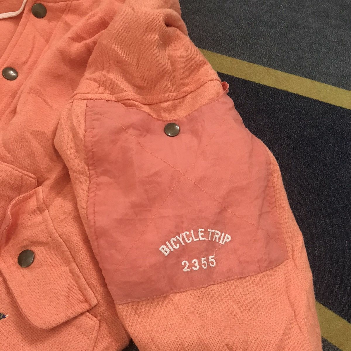 Japanese Brand Vtg Marie International Bomber Like Jacket Hooded Size US M / EU 48-50 / 2 - 6 Thumbnail