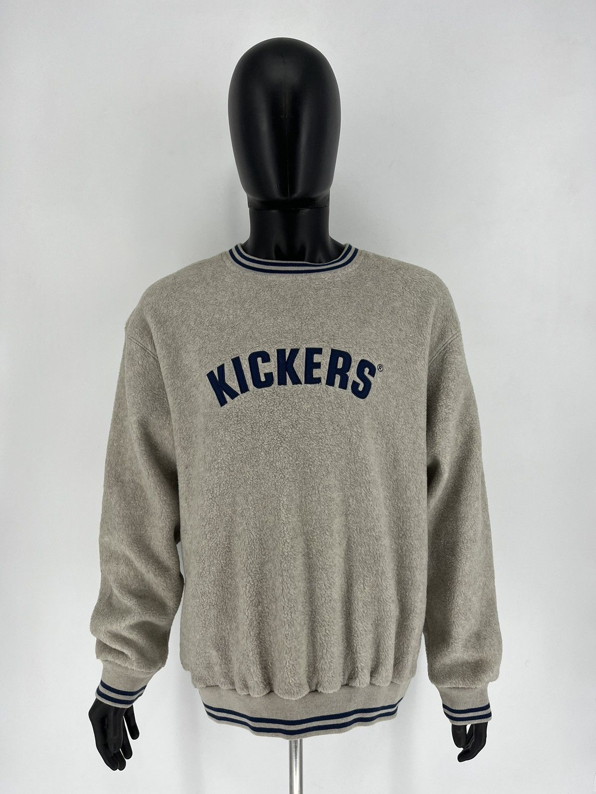 Kickers Vintage KICKERS LOGO FLEECE SWEATSHIRT SHERPA OLD 90s y2k Size US M / EU 48-50 / 2 - 2 Thumbnail