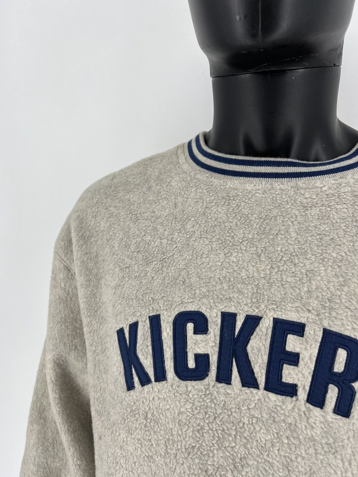 Kickers Vintage KICKERS LOGO FLEECE SWEATSHIRT SHERPA OLD 90s y2k Size US M / EU 48-50 / 2 - 7 Thumbnail