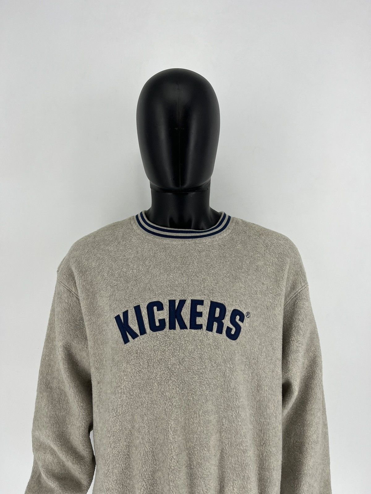 Kickers Vintage KICKERS LOGO FLEECE SWEATSHIRT SHERPA OLD 90s y2k Size US M / EU 48-50 / 2 - 1 Thumbnail