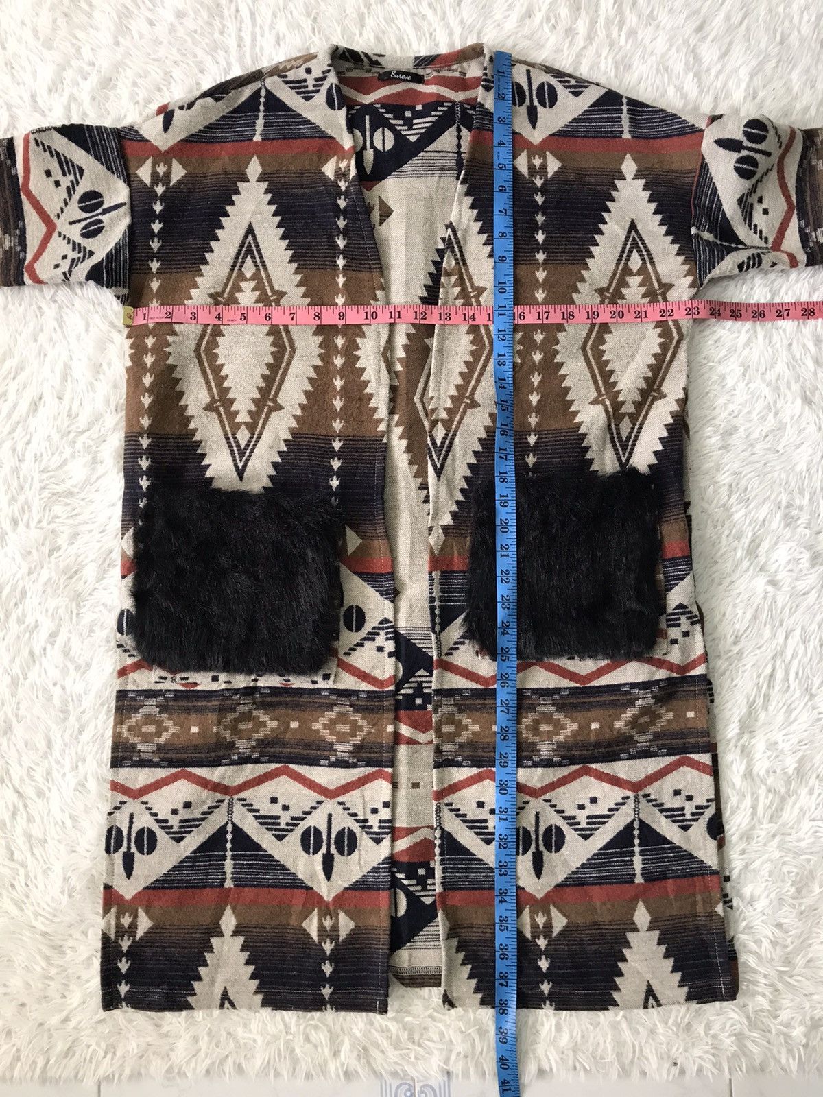 Art Comes First 💥Rare Najive Navajo Style Cardigan Jacket Size US M / EU 48-50 / 2 - 19 Thumbnail