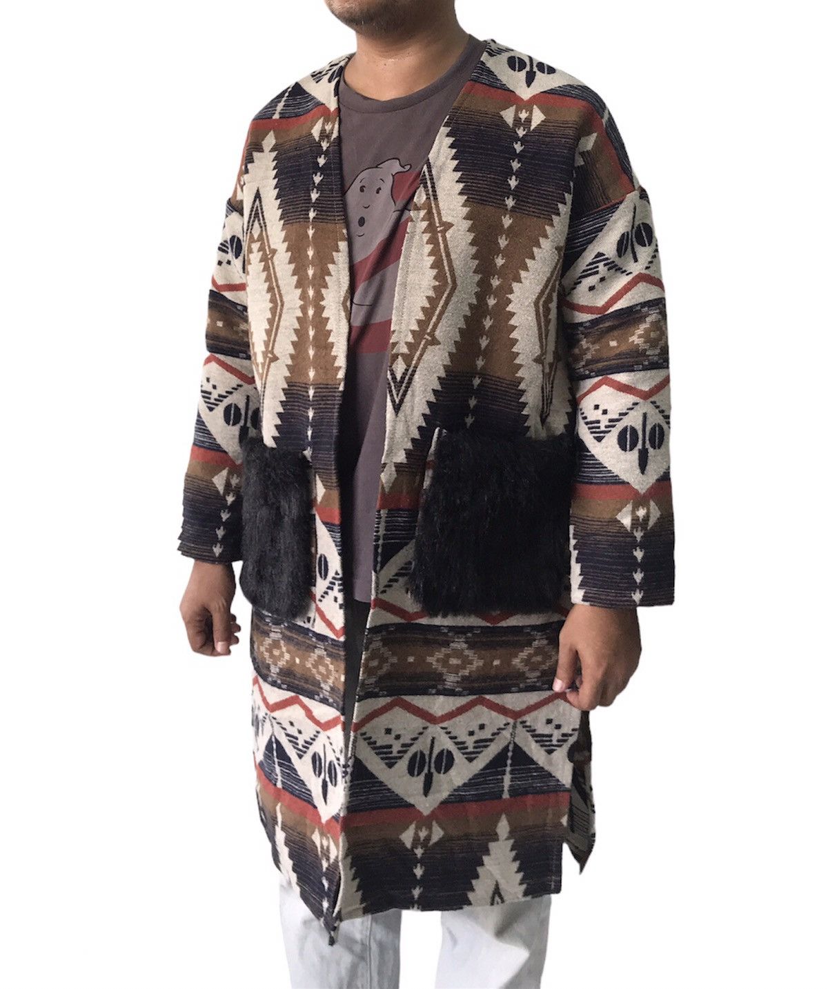 Art Comes First 💥Rare Najive Navajo Style Cardigan Jacket Size US M / EU 48-50 / 2 - 3 Thumbnail