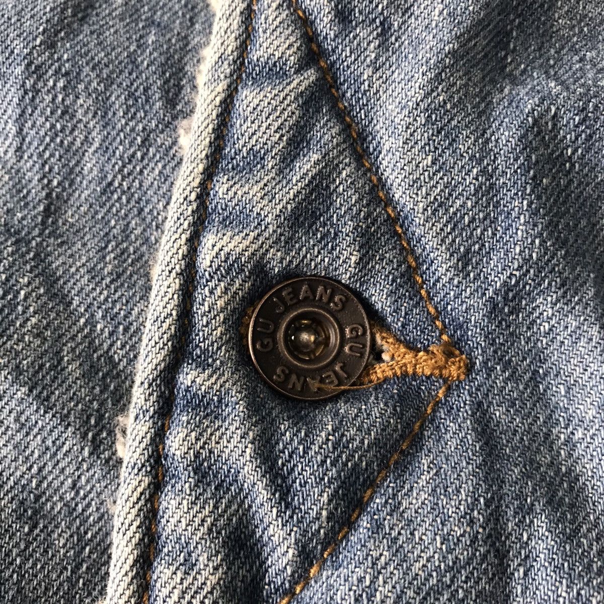 GU GU Jeans Sherpa Fleece Jacket Size US L / EU 52-54 / 3 - 7 Thumbnail