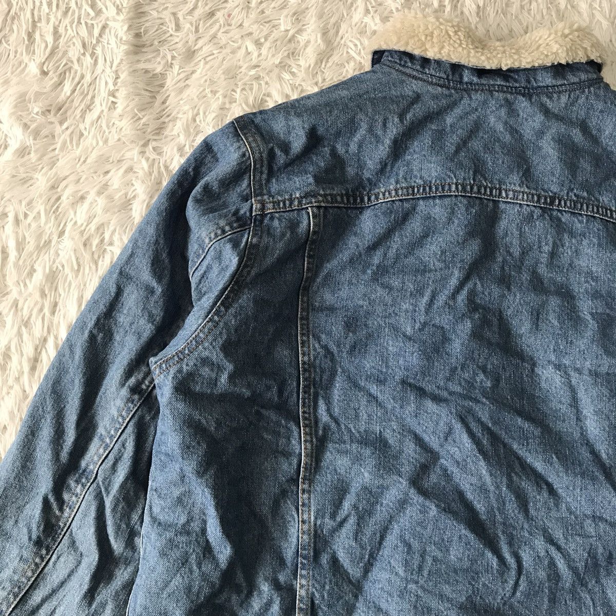 GU GU Jeans Sherpa Fleece Jacket Size US L / EU 52-54 / 3 - 11 Thumbnail