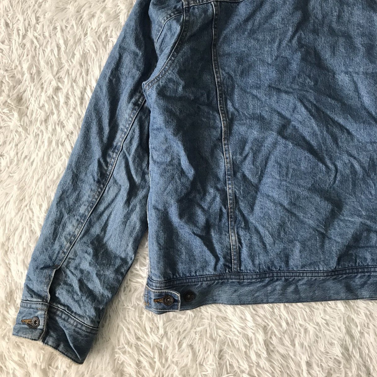 GU GU Jeans Sherpa Fleece Jacket Size US L / EU 52-54 / 3 - 8 Thumbnail