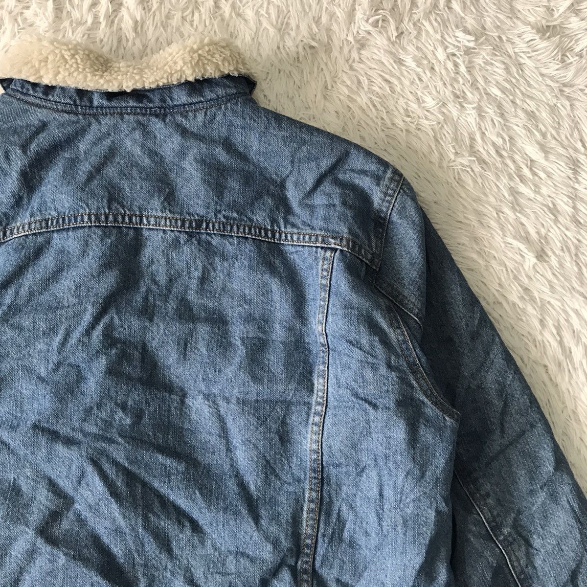GU GU Jeans Sherpa Fleece Jacket Size US L / EU 52-54 / 3 - 10 Thumbnail