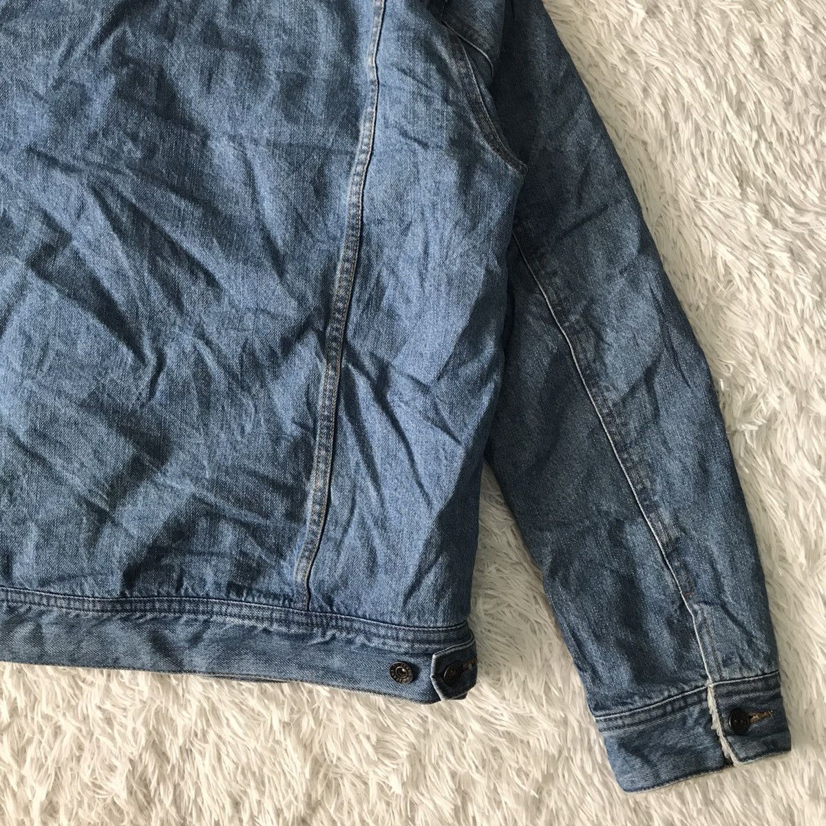 GU GU Jeans Sherpa Fleece Jacket Size US L / EU 52-54 / 3 - 9 Thumbnail