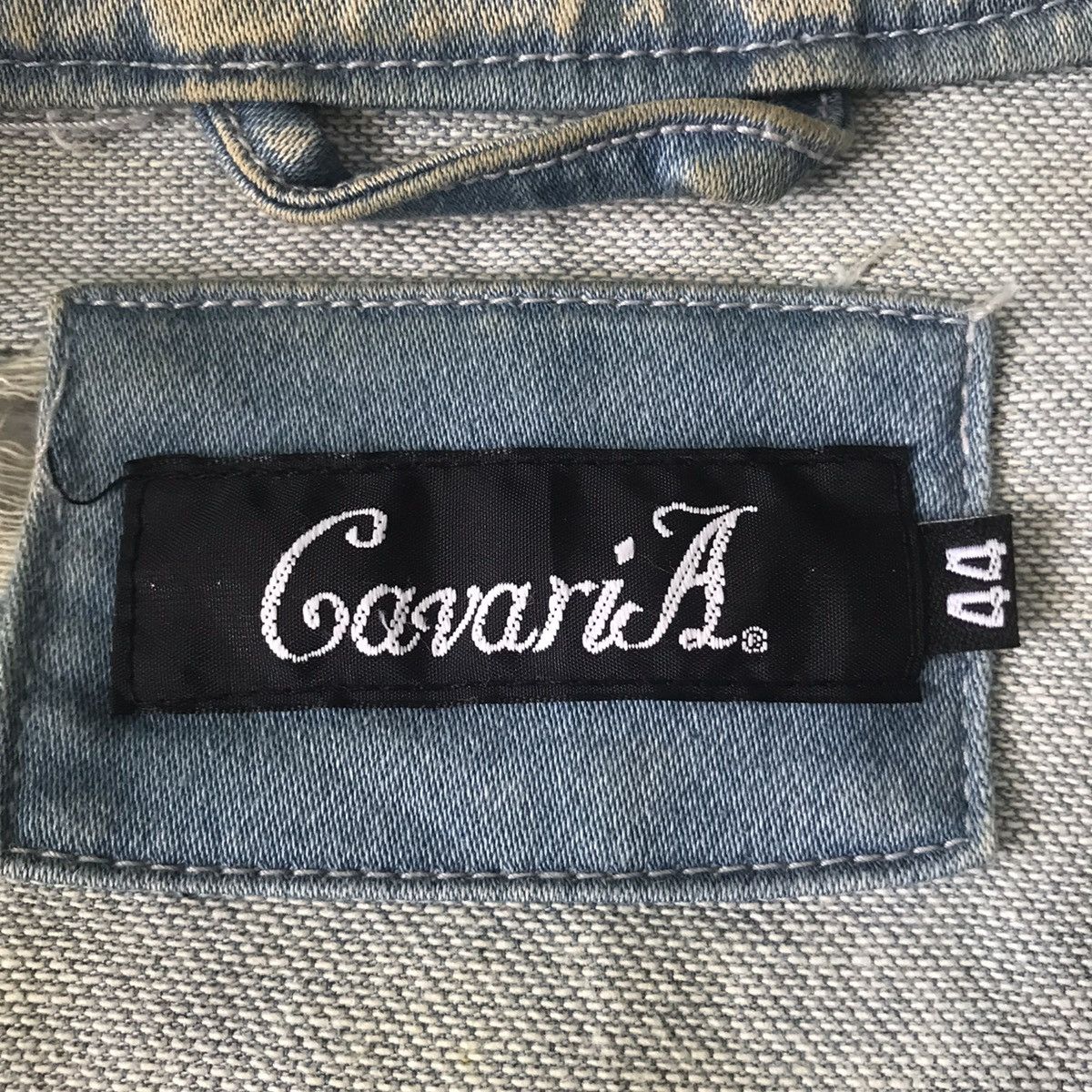 Japanese Brand CavariA Denim Jacket Distressed & Painted Size US M / EU 48-50 / 2 - 19 Thumbnail
