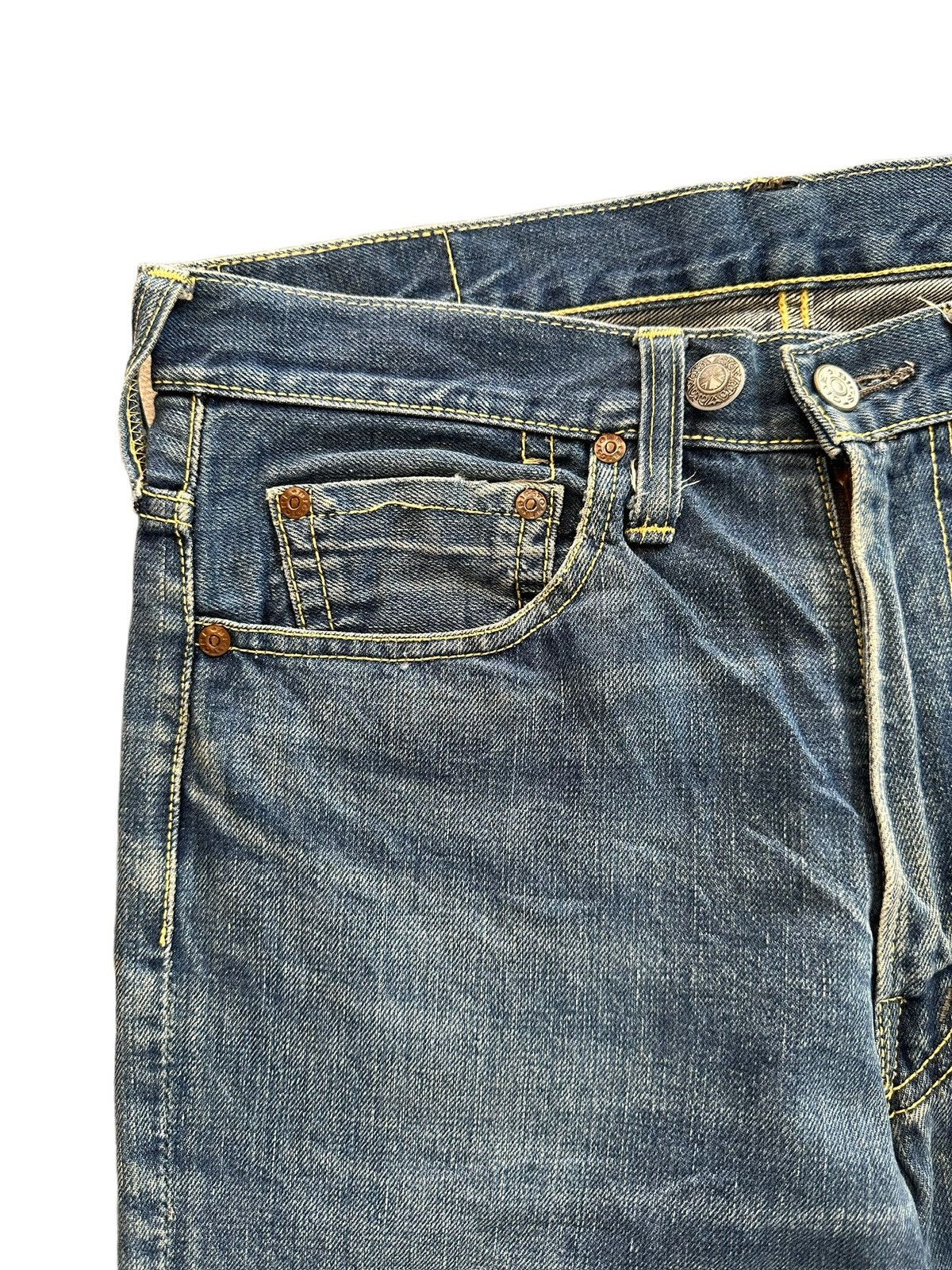 Vintage 1960’s Vintage Japanese denim Big Stone jeans Size US 32 / EU 48 - 4 Thumbnail