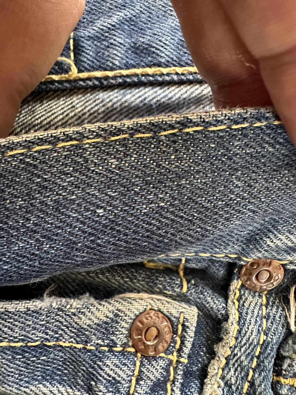 Vintage 1960’s Vintage Japanese denim Big Stone jeans Size US 32 / EU 48 - 12 Thumbnail
