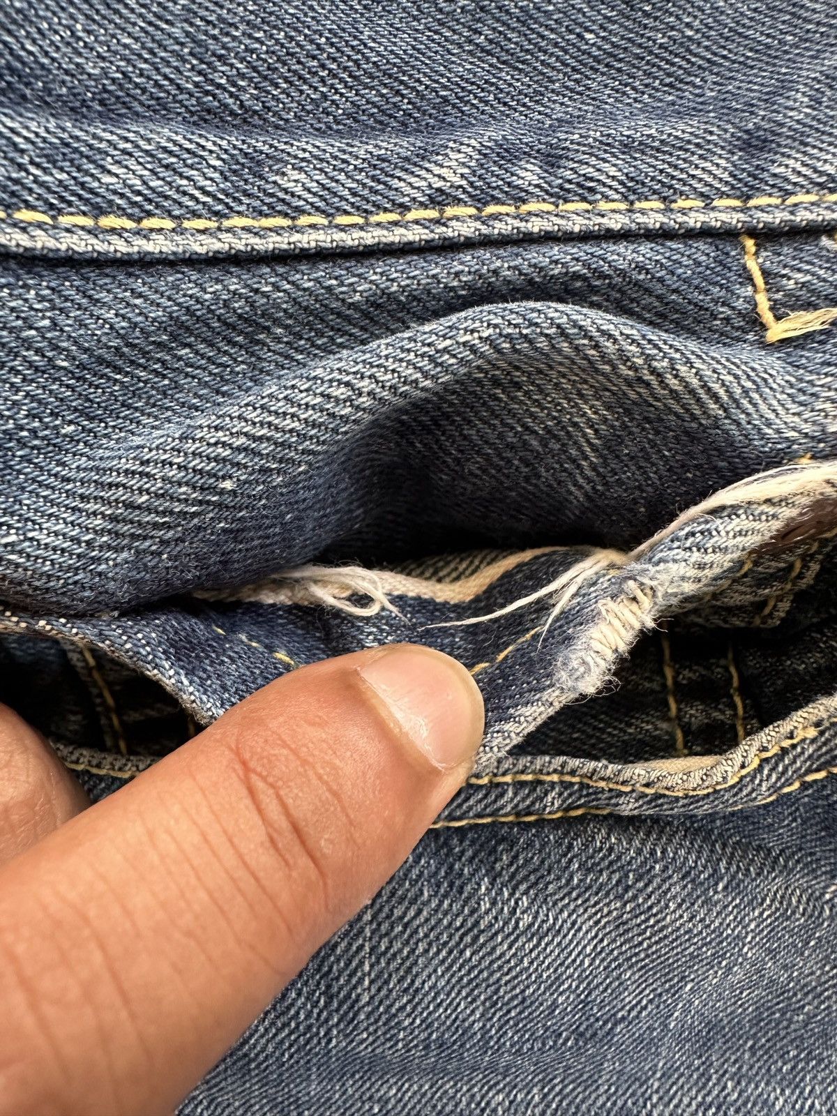 Vintage 1960’s Vintage Japanese denim Big Stone jeans Size US 32 / EU 48 - 10 Thumbnail