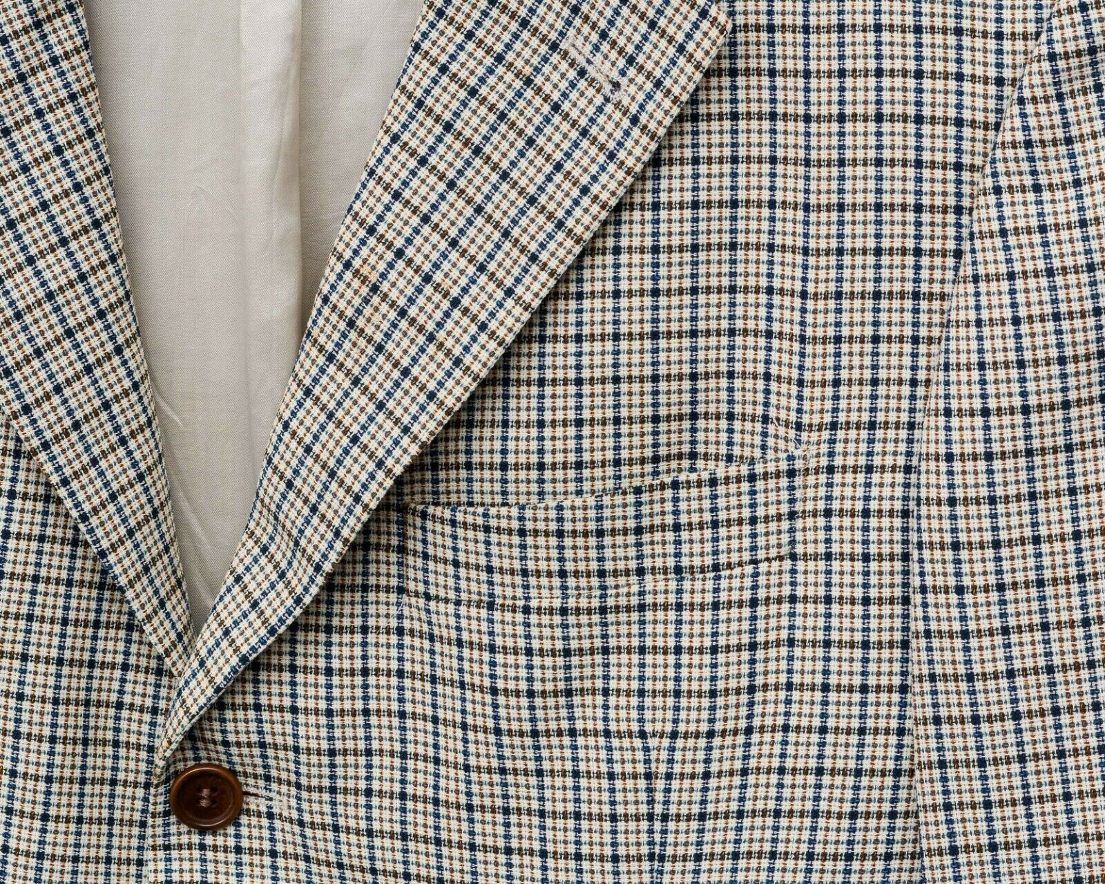 Hugo Boss Hobbes M Blazer EU 50L Jacket Formal UK 40L US Plaid Check Size 40L - 2 Thumbnail