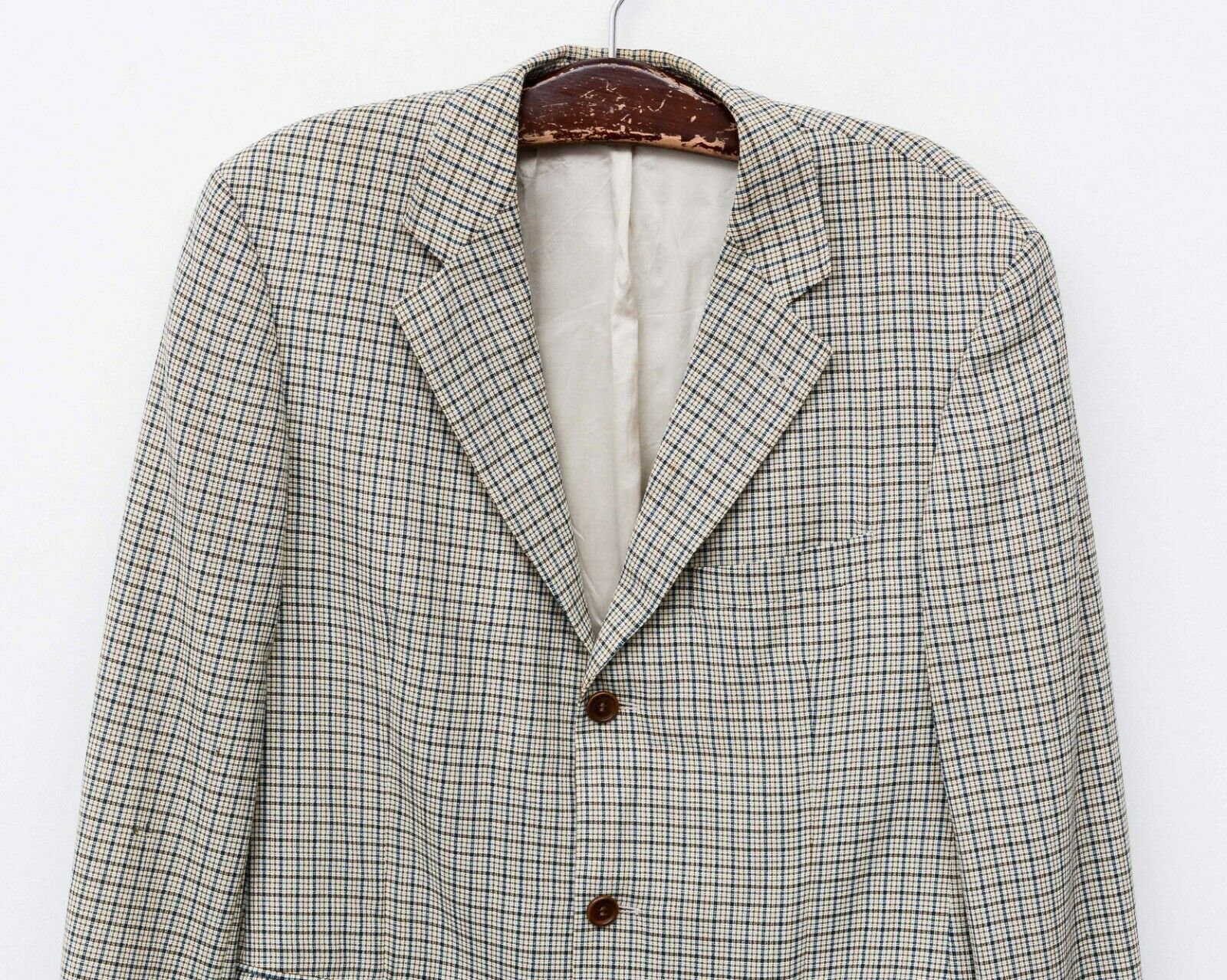 Hugo Boss Hobbes M Blazer EU 50L Jacket Formal UK 40L US Plaid Check Size 40L - 10 Thumbnail