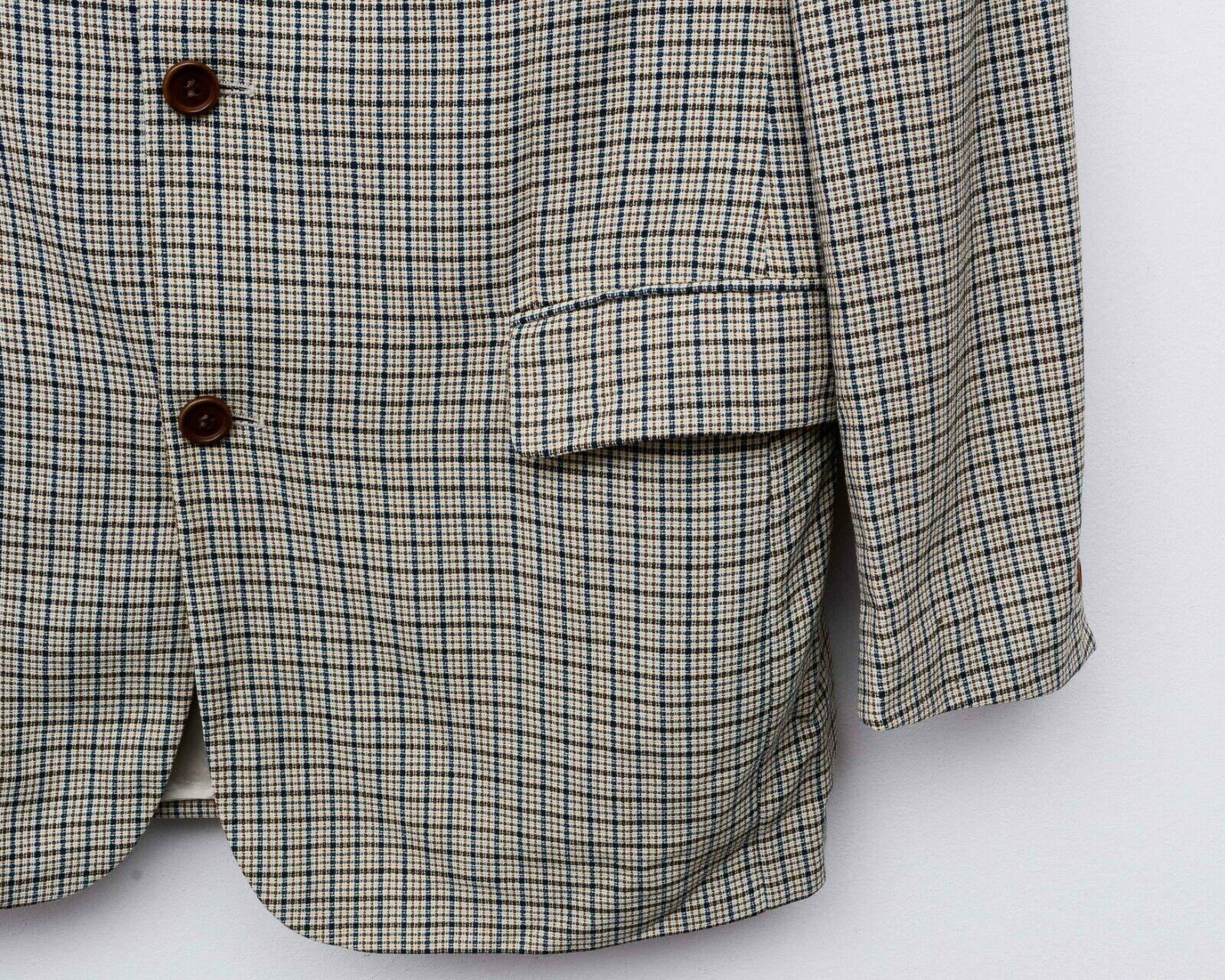 Hugo Boss Hobbes M Blazer EU 50L Jacket Formal UK 40L US Plaid Check Size 40L - 4 Thumbnail