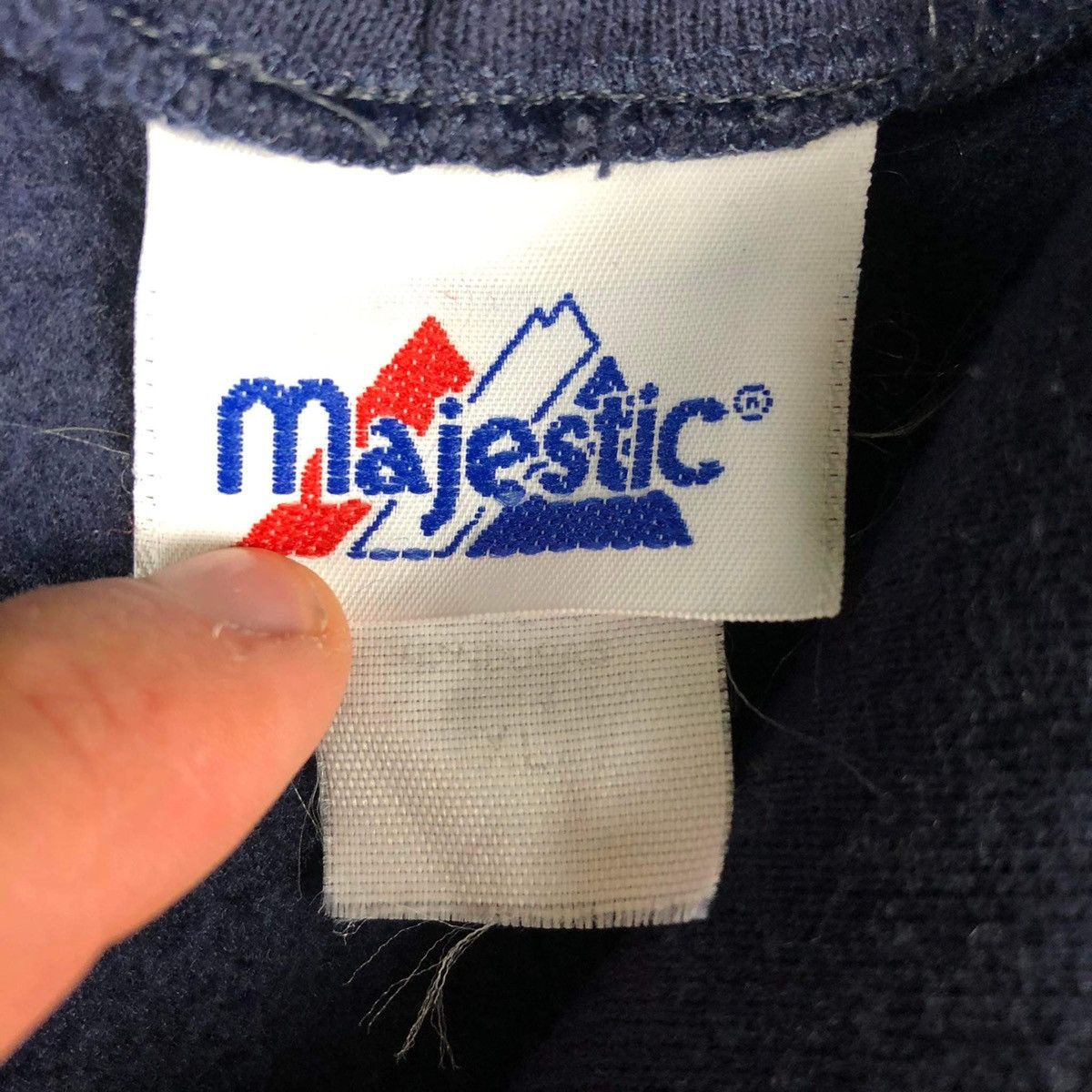 Majestic × Vintage Majestic sweatshirt hoodie retro 90s zip Indians Size US XL / EU 56 / 4 - 3 Thumbnail