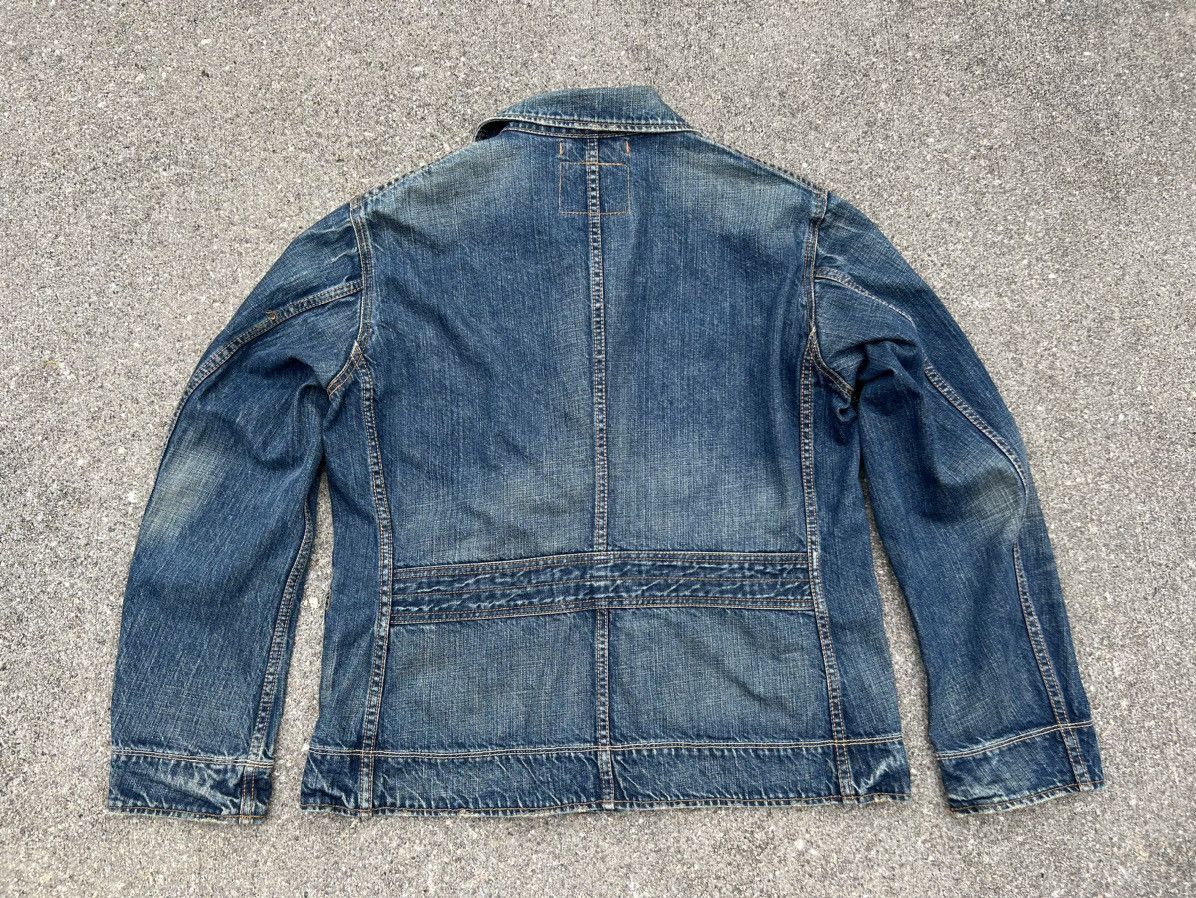 Levi's Vintage 2005 Levi’s Fade Blue Denim Work Jacket Size US M / EU 48-50 / 2 - 4 Thumbnail