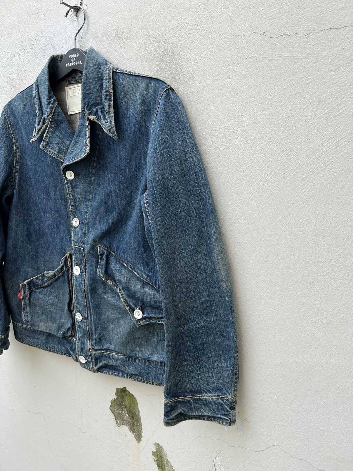 Levi's Vintage 2005 Levi’s Fade Blue Denim Work Jacket Size US M / EU 48-50 / 2 - 12 Thumbnail