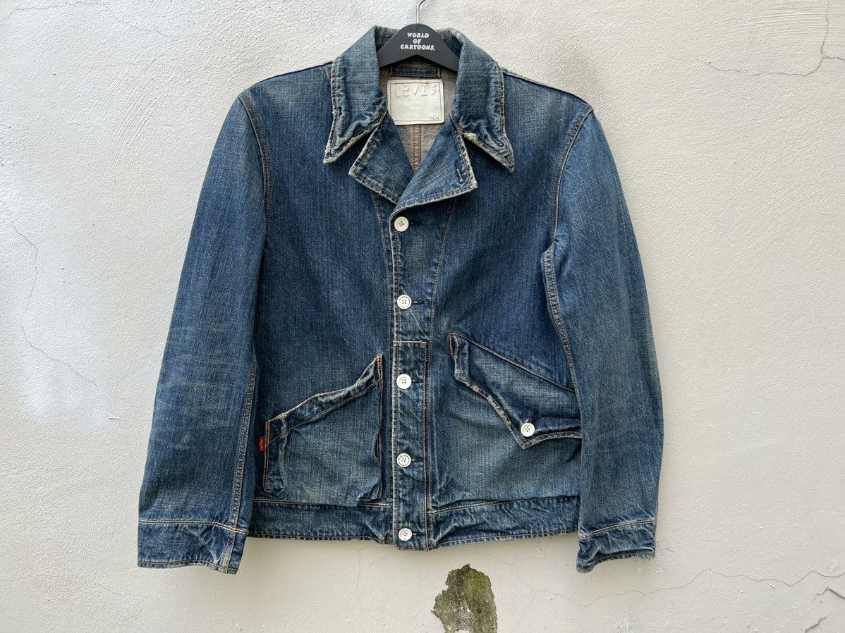 Levi's Vintage 2005 Levi’s Fade Blue Denim Work Jacket Size US M / EU 48-50 / 2 - 6 Thumbnail
