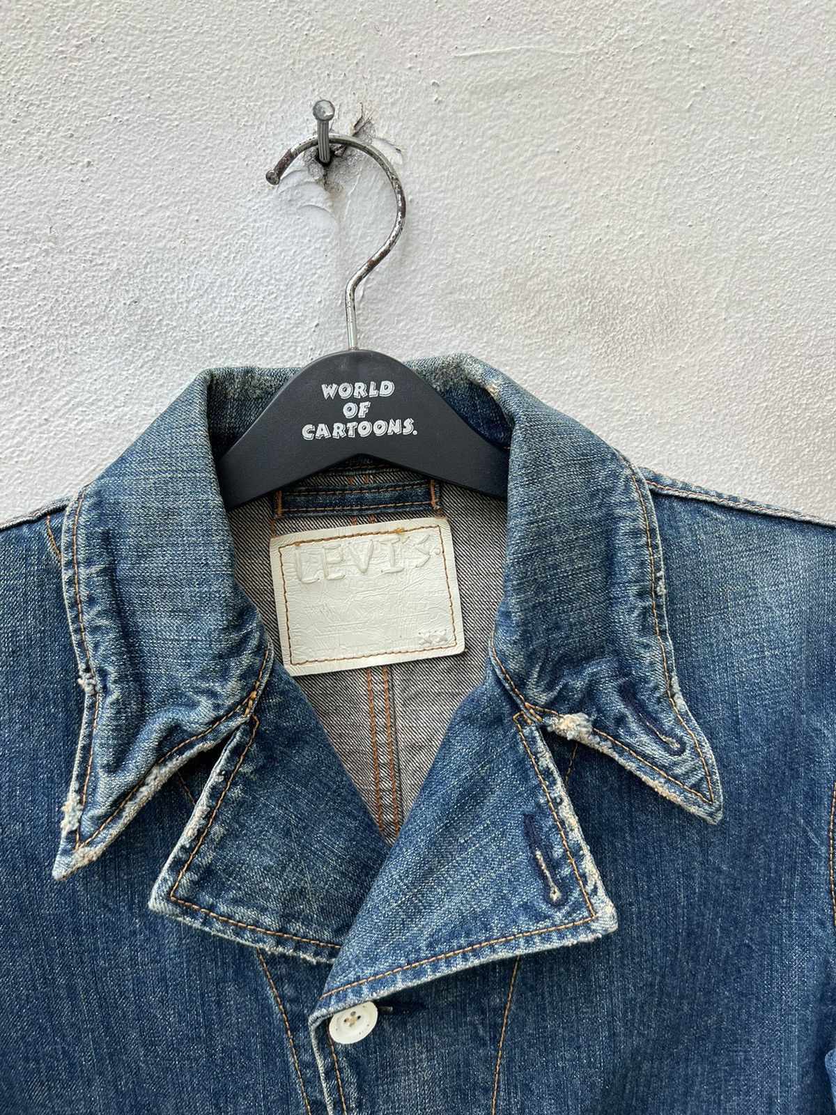 Levi's Vintage 2005 Levi’s Fade Blue Denim Work Jacket Size US M / EU 48-50 / 2 - 7 Thumbnail