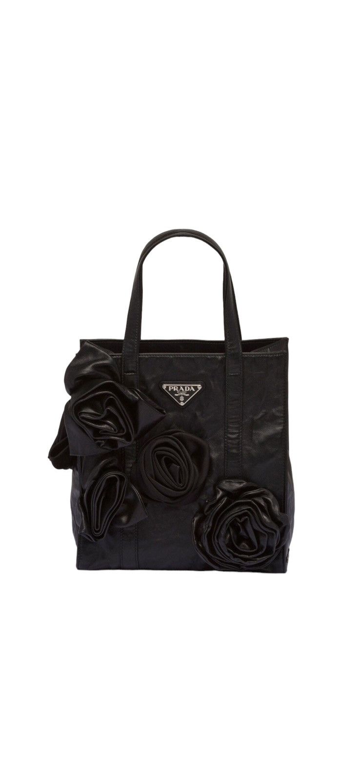 Prada Mini Floral Appliqué Tote bag