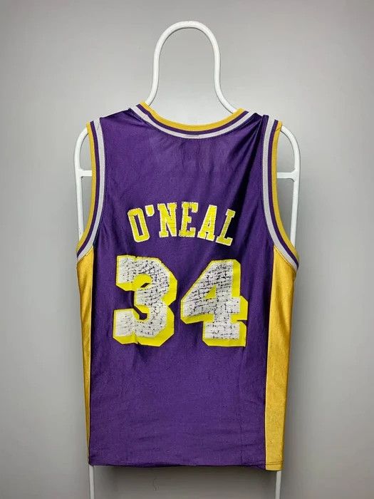 Champion NBA Los Angeles Lakers shirt jersey 34 O’Neil vintage Size US L / EU 52-54 / 3 - 4 Thumbnail