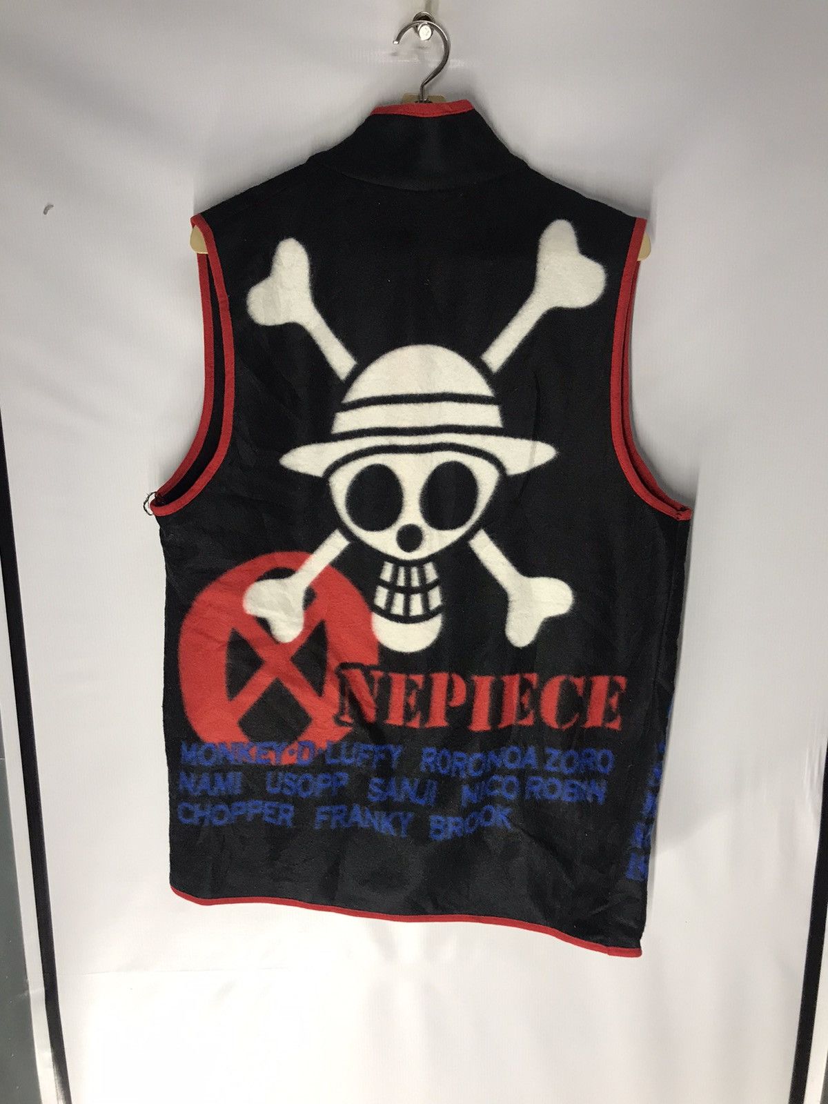 Anime × One Piece One piece zipper fleece sleeveless Size US M / EU 48-50 / 2 - 7 Thumbnail