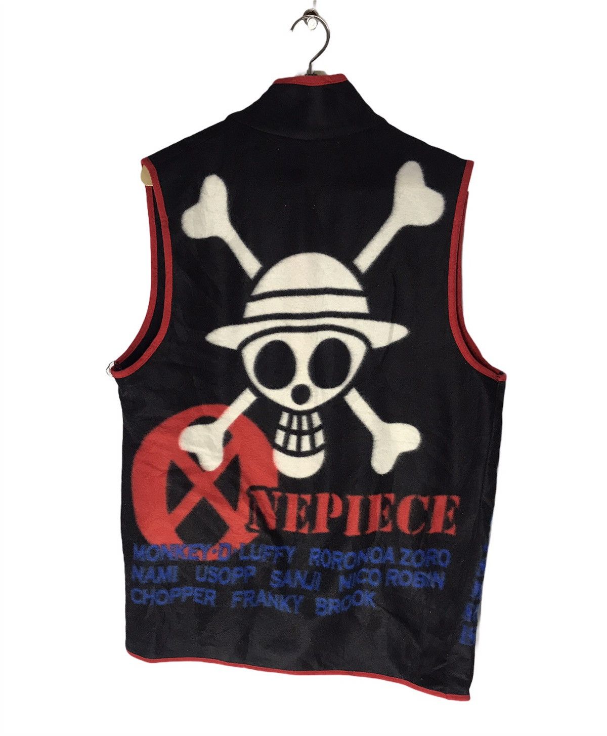 Anime × One Piece One piece zipper fleece sleeveless Size US M / EU 48-50 / 2 - 2 Thumbnail