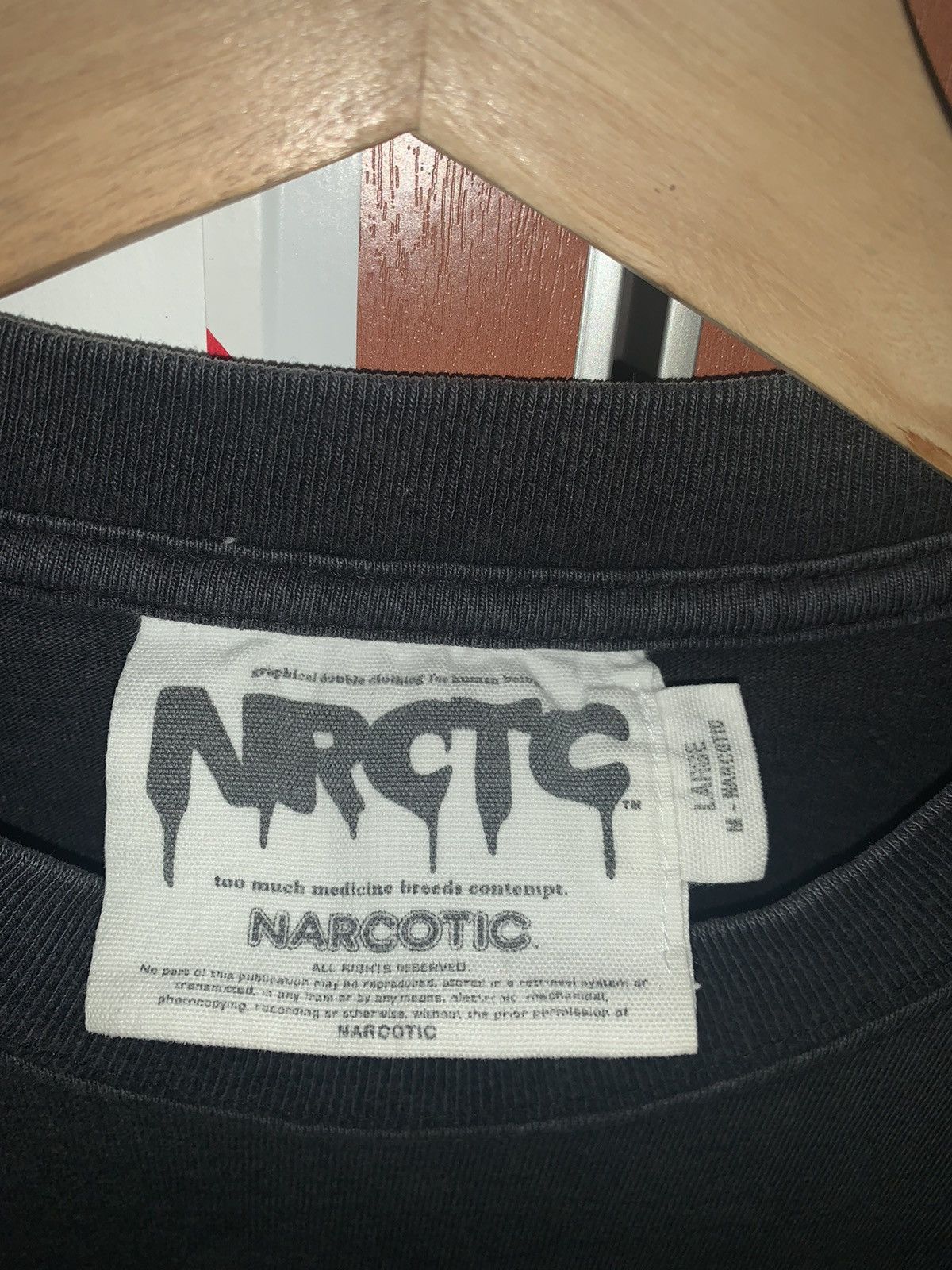 Japanese Brand Narcotic T-shirt(COME death GRAPHICs) Size US M / EU 48-50 / 2 - 2 Thumbnail