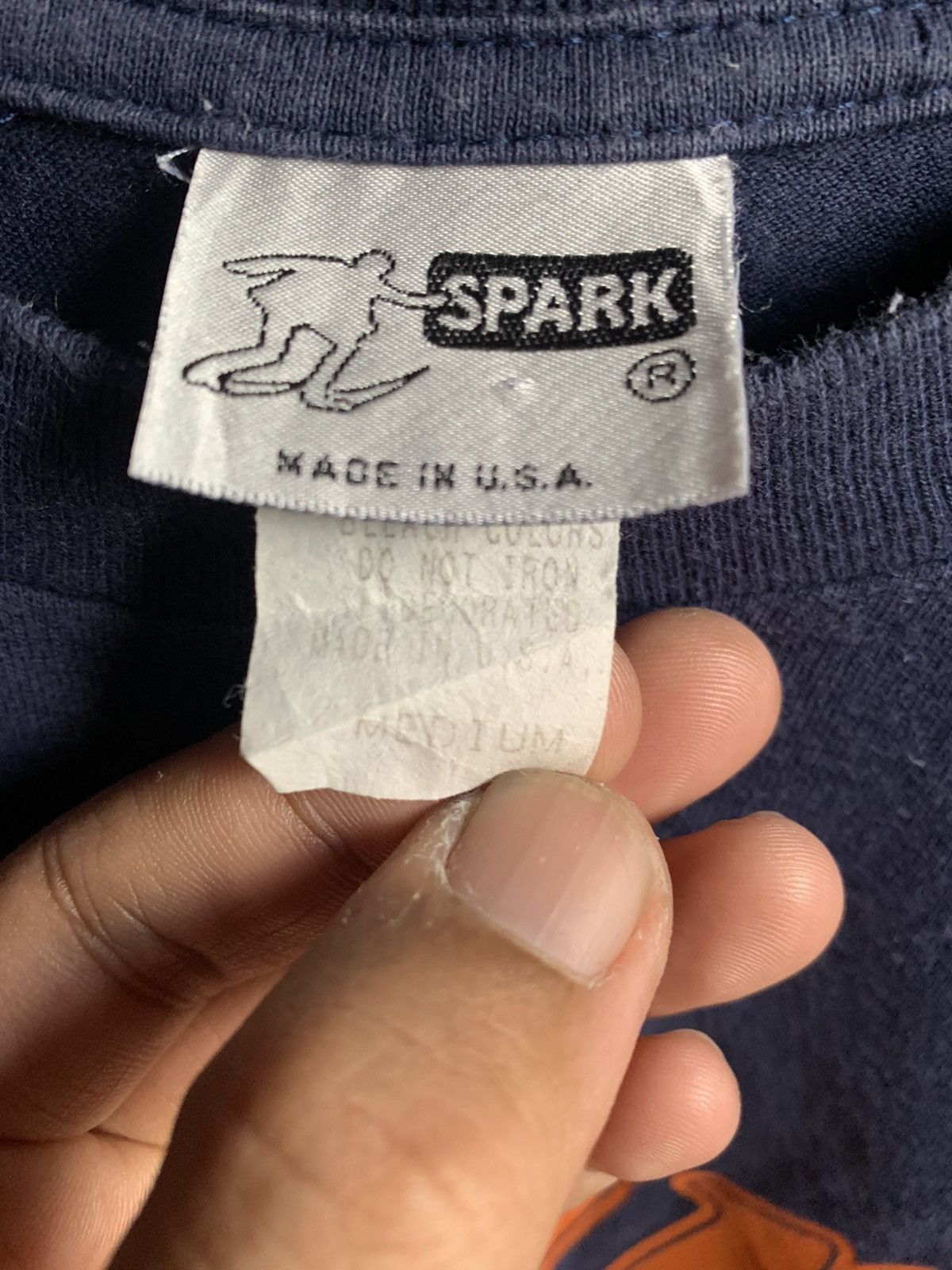 Vintage Vintage SPARK SKATEBOARDING 🛹 T-shirt 👕 Size US M / EU 48-50 / 2 - 2 Thumbnail