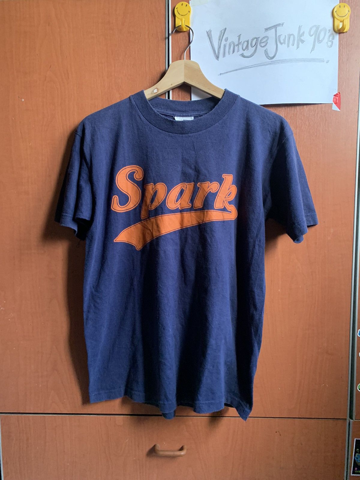 Vintage Vintage SPARK SKATEBOARDING 🛹 T-shirt 👕 Size US M / EU 48-50 / 2 - 1 Thumbnail