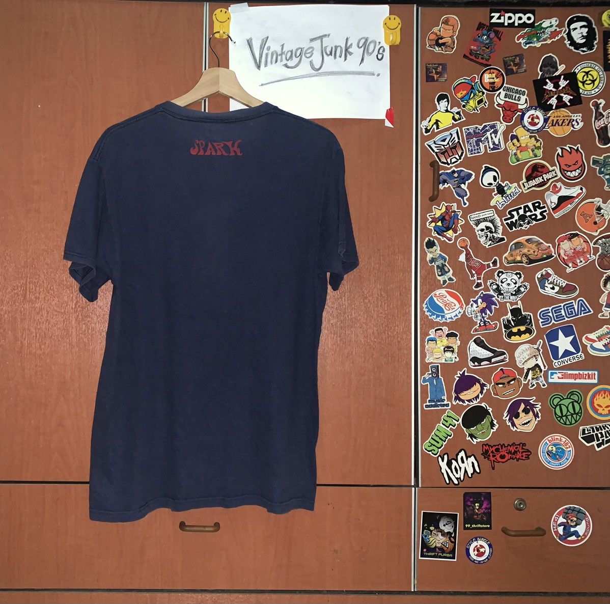 Vintage Vintage SPARK SKATEBOARD Tee Size US M / EU 48-50 / 2 - 4 Thumbnail