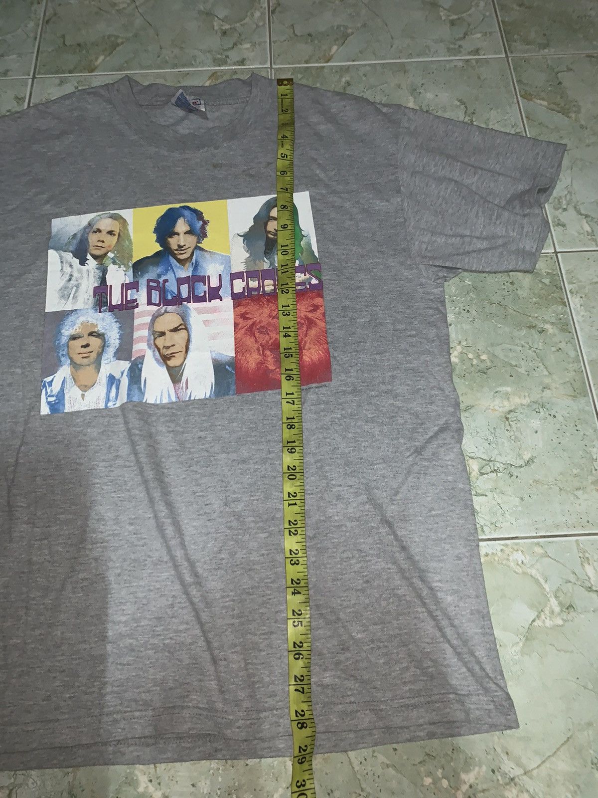 Vintage RARE!!!Vintage 00’s The Black Crowes Band T-shirt(Line Up) Size US M / EU 48-50 / 2 - 10 Thumbnail
