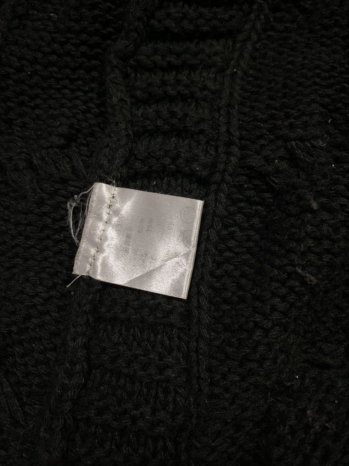 Japanese Brand Juriano Jurrie Wool Blend Cable Knit Bat Wing Wrap Cardigan Size US XL / EU 56 / 4 - 9 Thumbnail