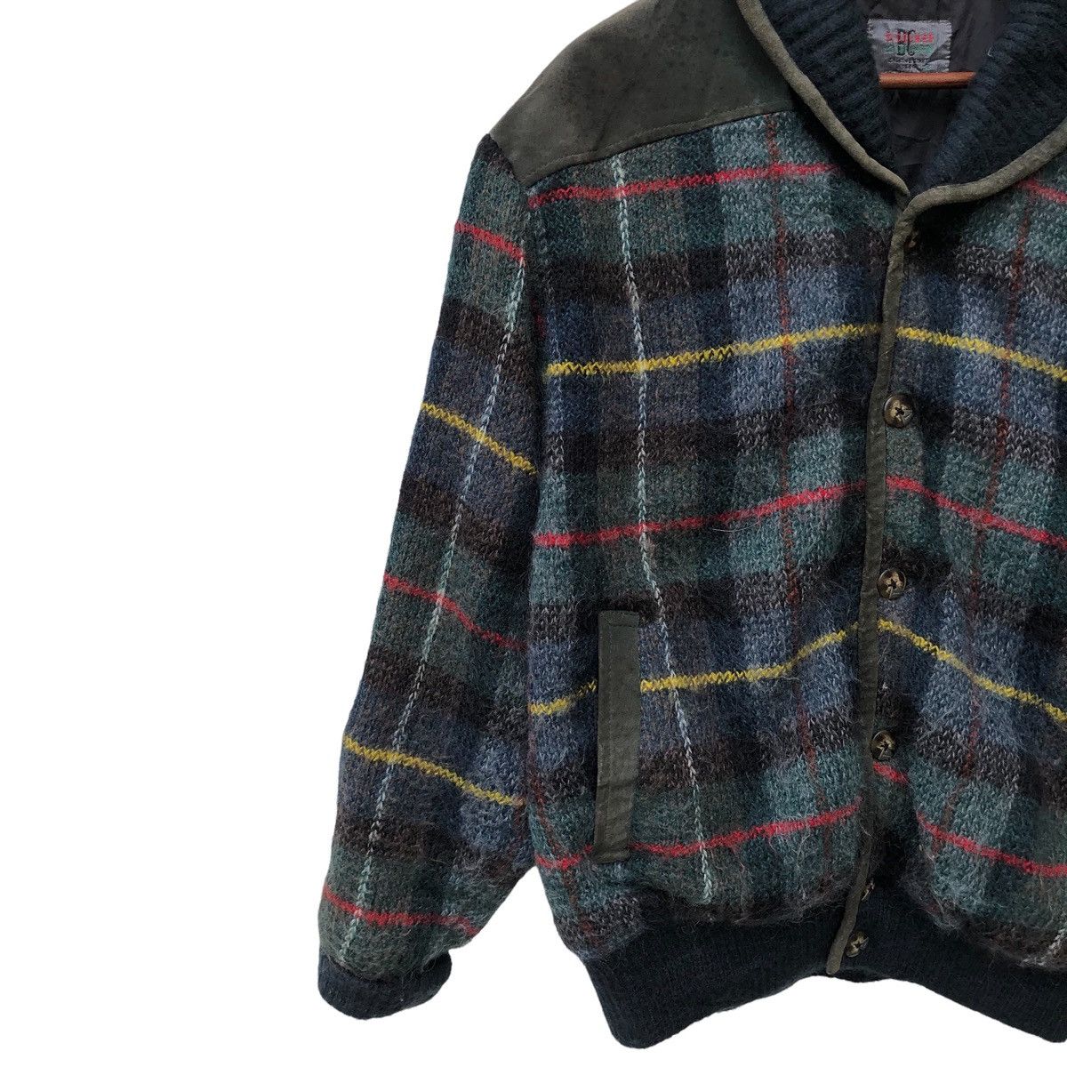 Japanese Brand VINTAGE BICOLMAN WOOL PRINTED PACTHWORK JACKET Size US M / EU 48-50 / 2 - 3 Thumbnail