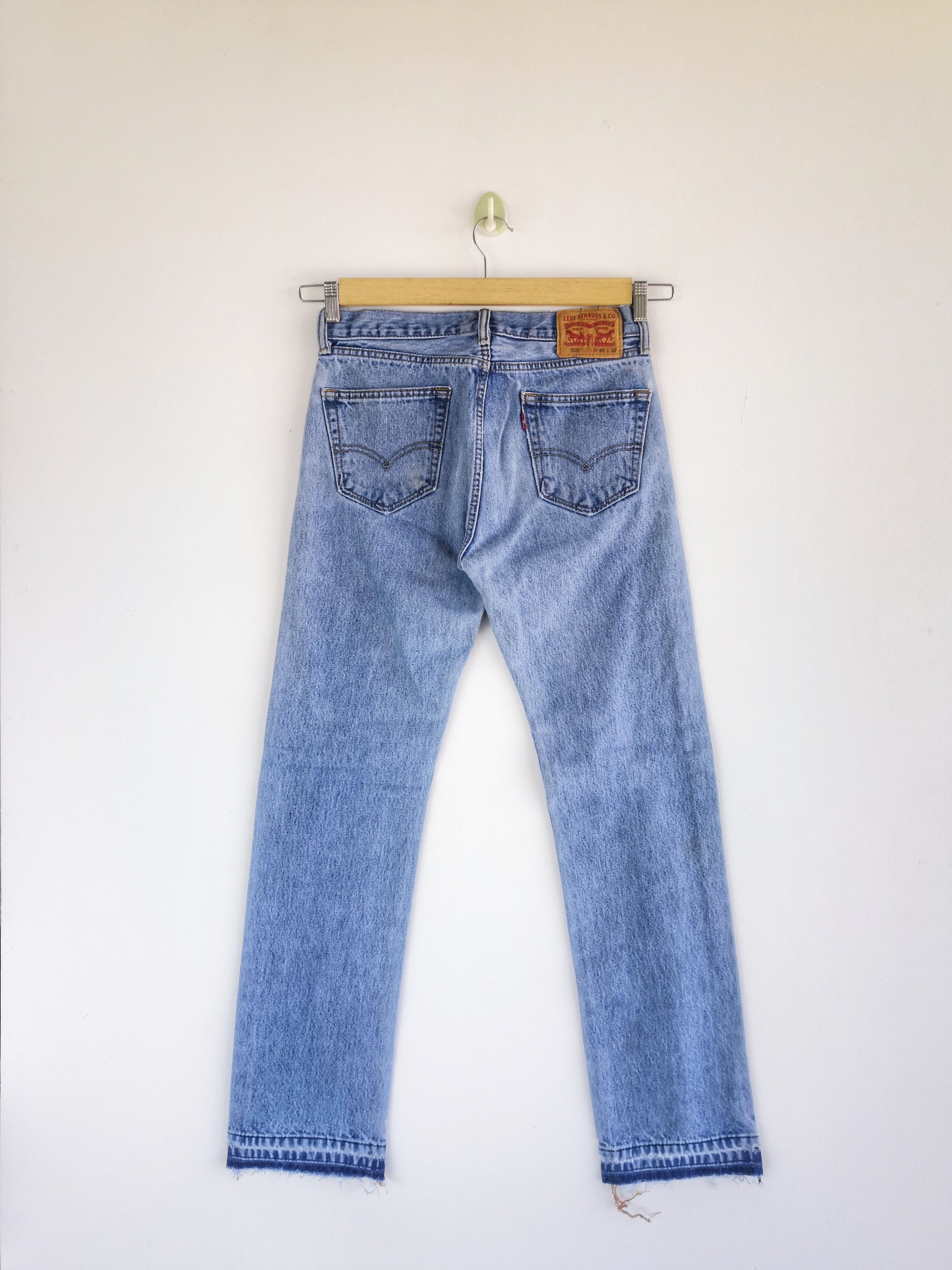 Levi's Vintage Y2K Levis Distress Released Hem Jeans Levi's Denim Size 28" / US 6 / IT 42 - 2 Thumbnail