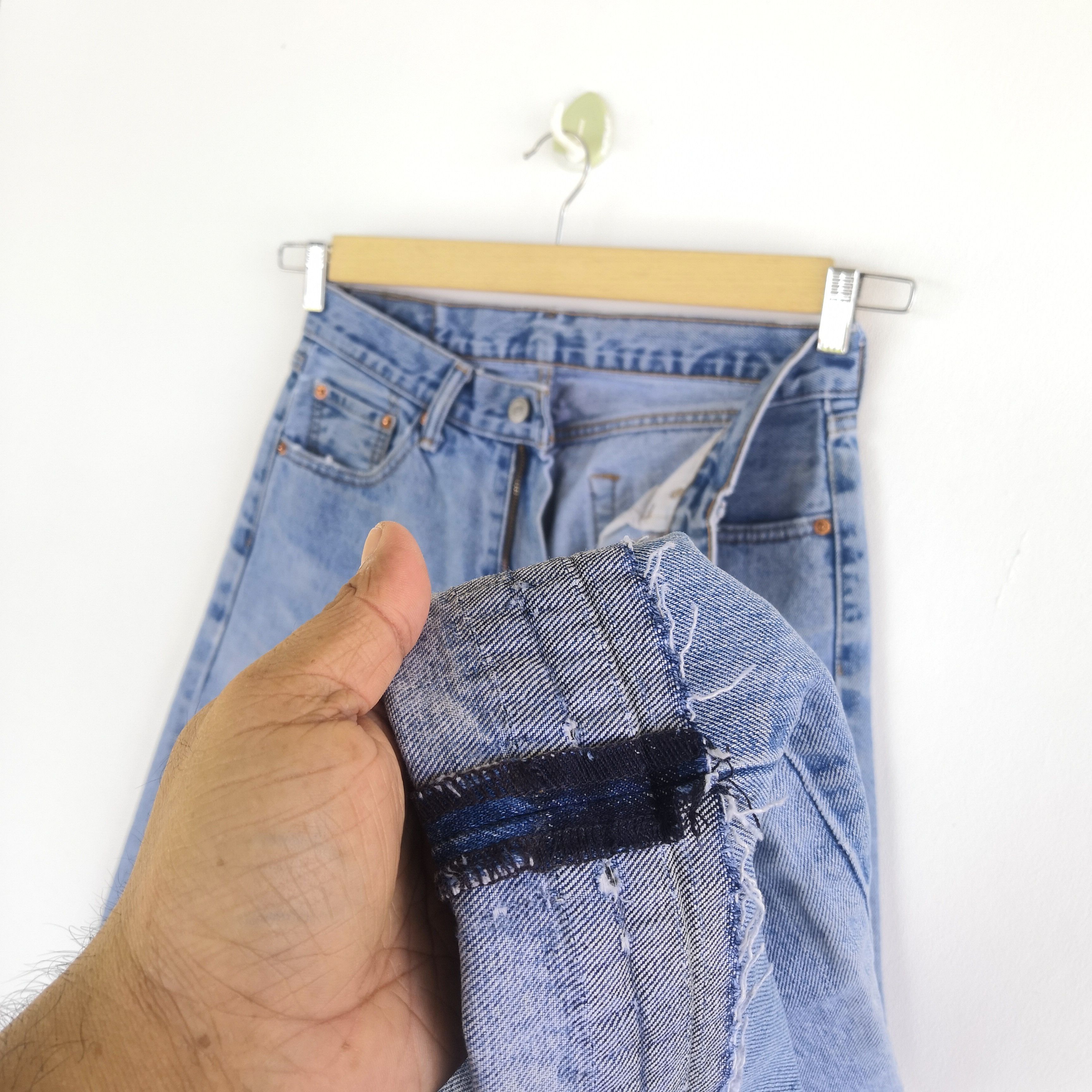Levi's Vintage Y2K Levis Distress Released Hem Jeans Levi's Denim Size 28" / US 6 / IT 42 - 6 Thumbnail