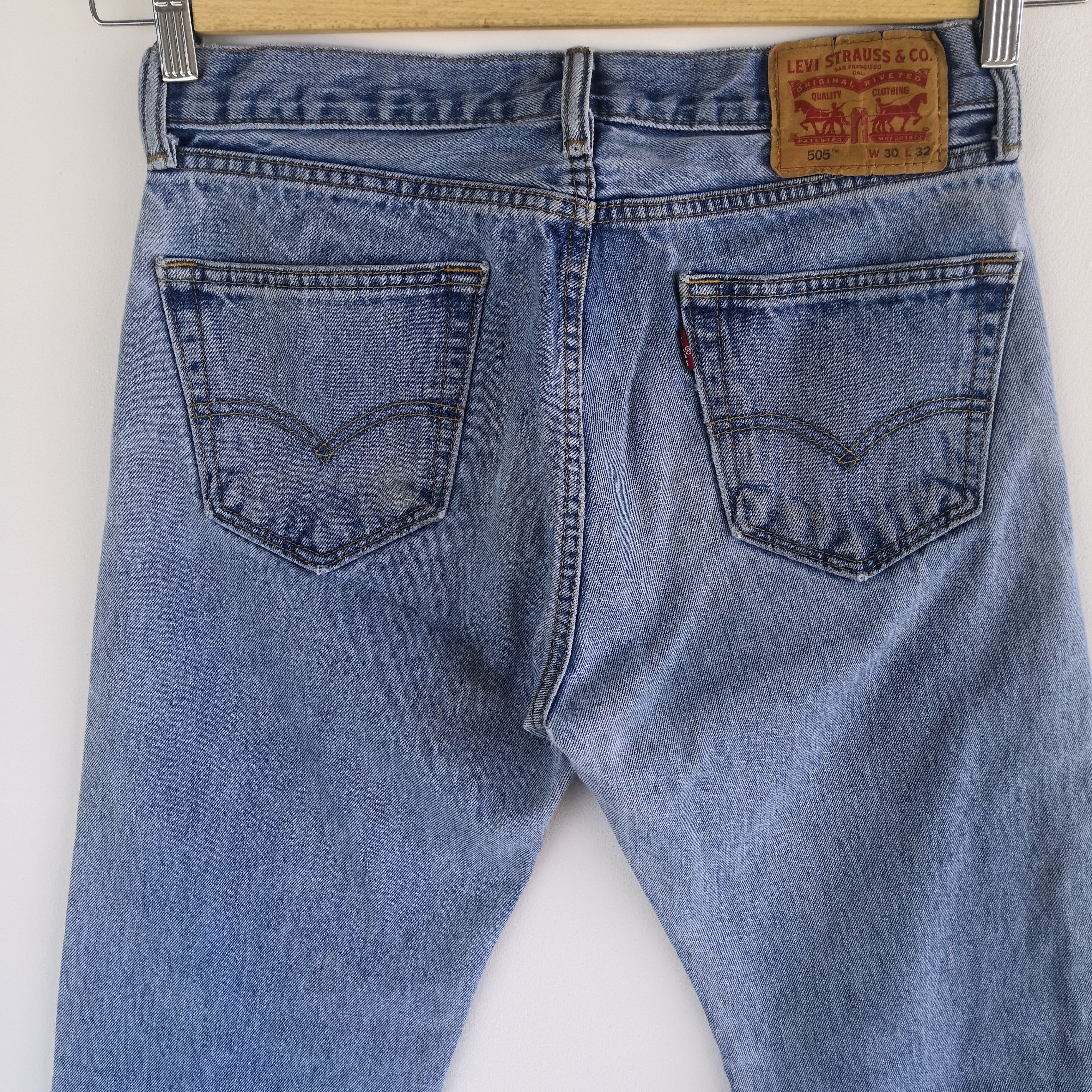 Levi's Vintage Y2K Levis Distress Released Hem Jeans Levi's Denim Size 28" / US 6 / IT 42 - 4 Thumbnail