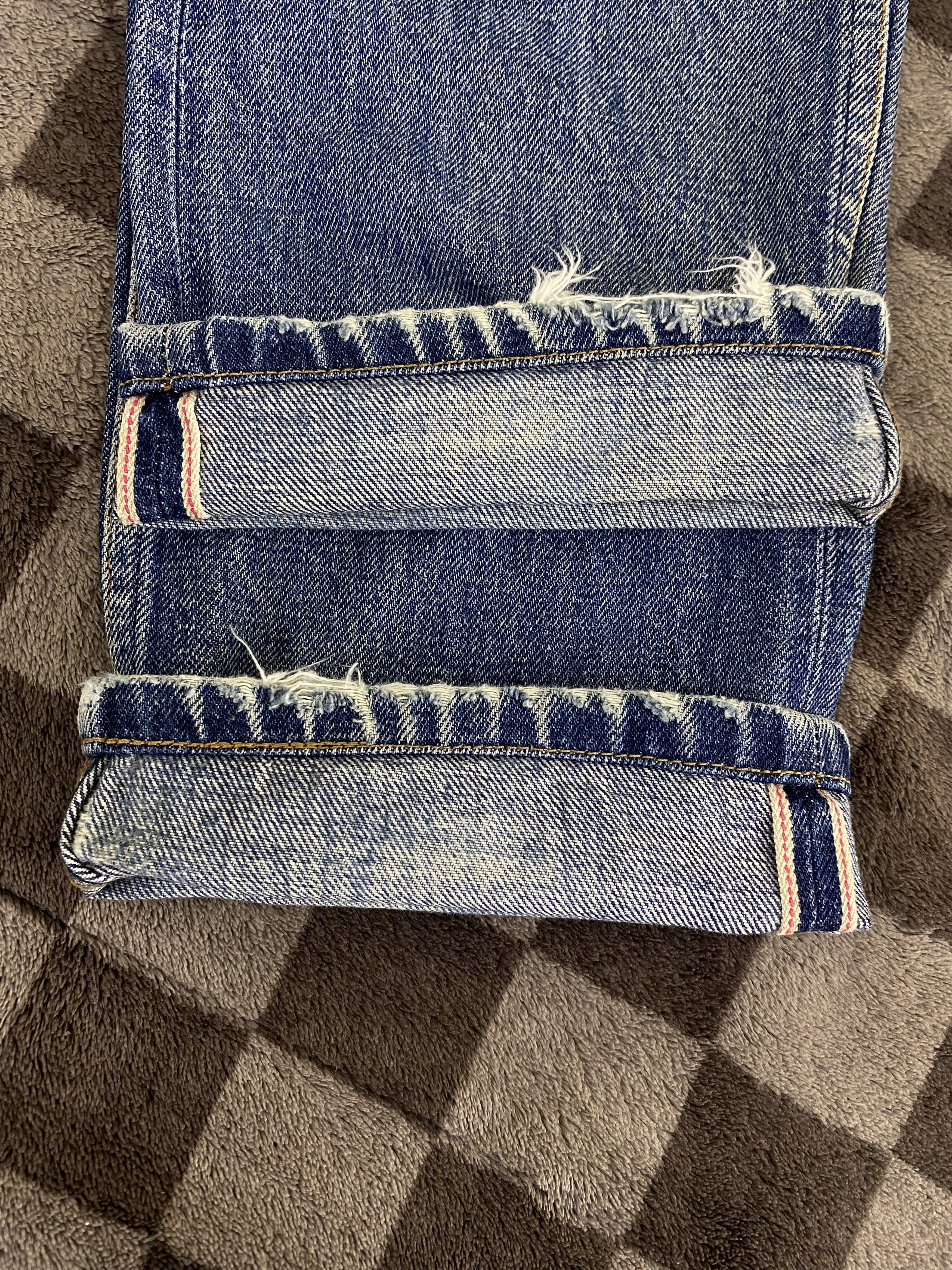 A.P.C. Vintage A.P.C. Distress Selvedge Denim Jean Size US 27 - 15 Thumbnail