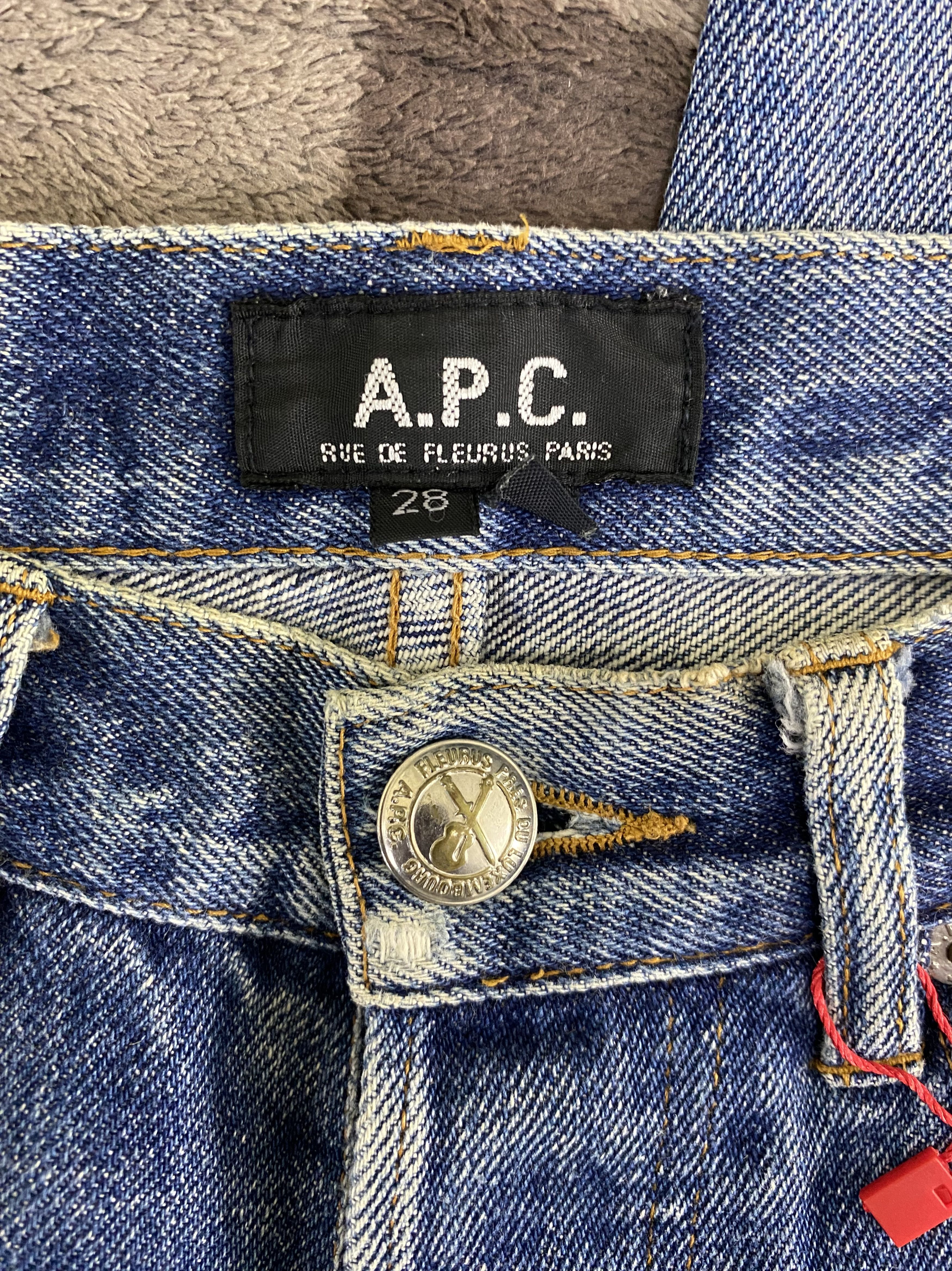 A.P.C. Vintage A.P.C. Distress Selvedge Denim Jean Size US 27 - 16 Thumbnail