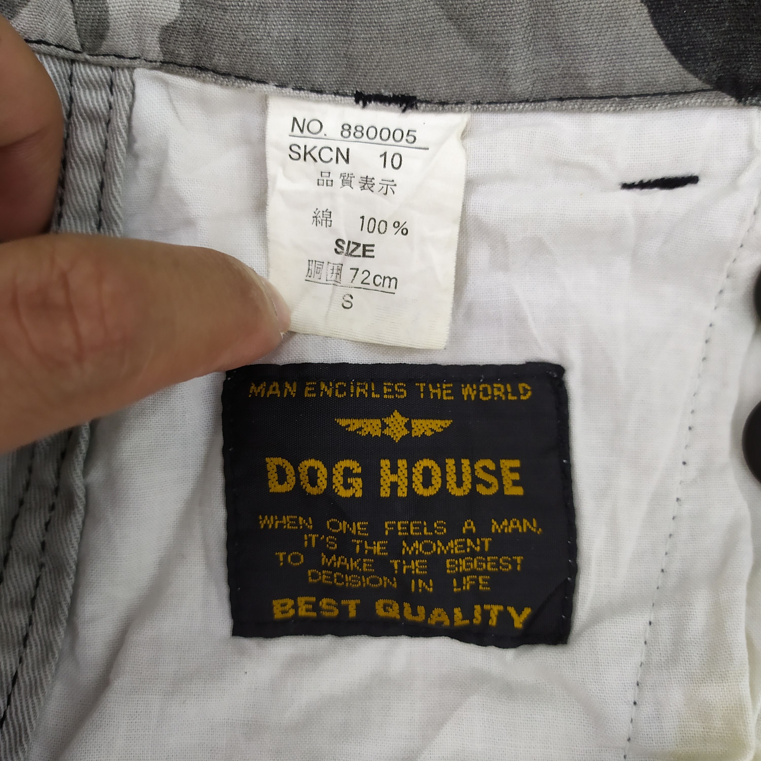 Vintage DOG HOUSE CAMO CARGO PANTS Size US 26 / EU 42 - 14 Thumbnail